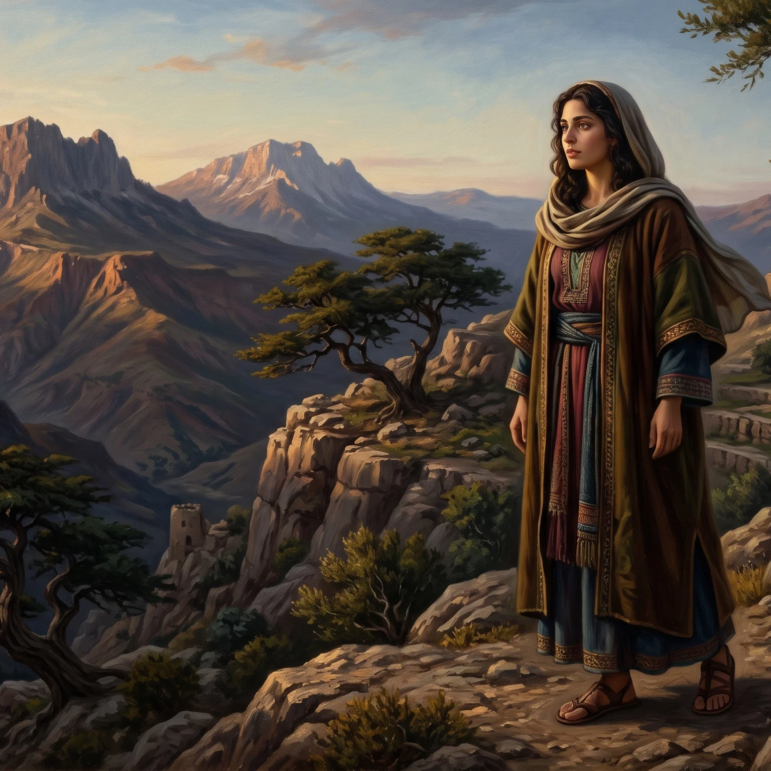 The Shulamite Maiden Among the Mountains