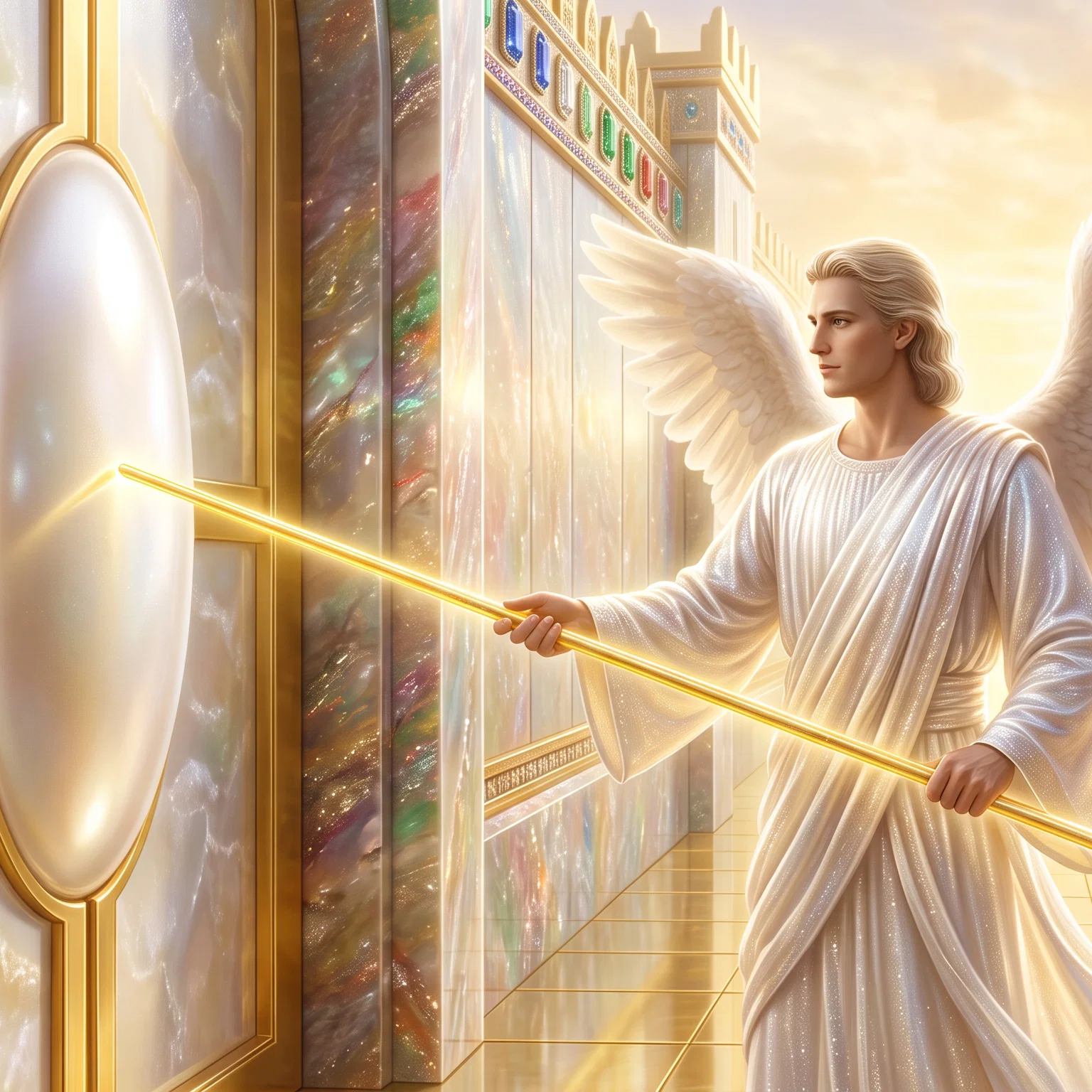 The Angel Measuring the Celestial City
