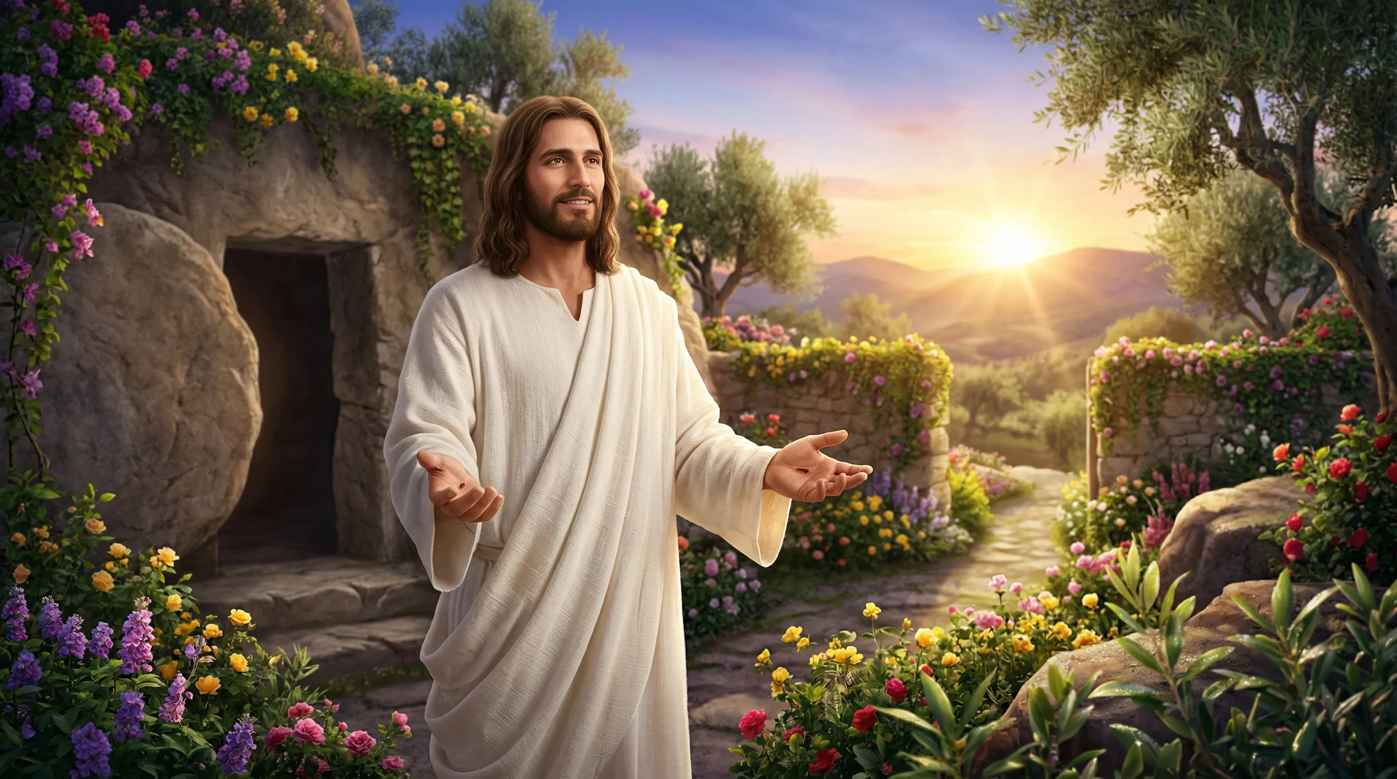 The Resurrected Christ at the Empty Tomb