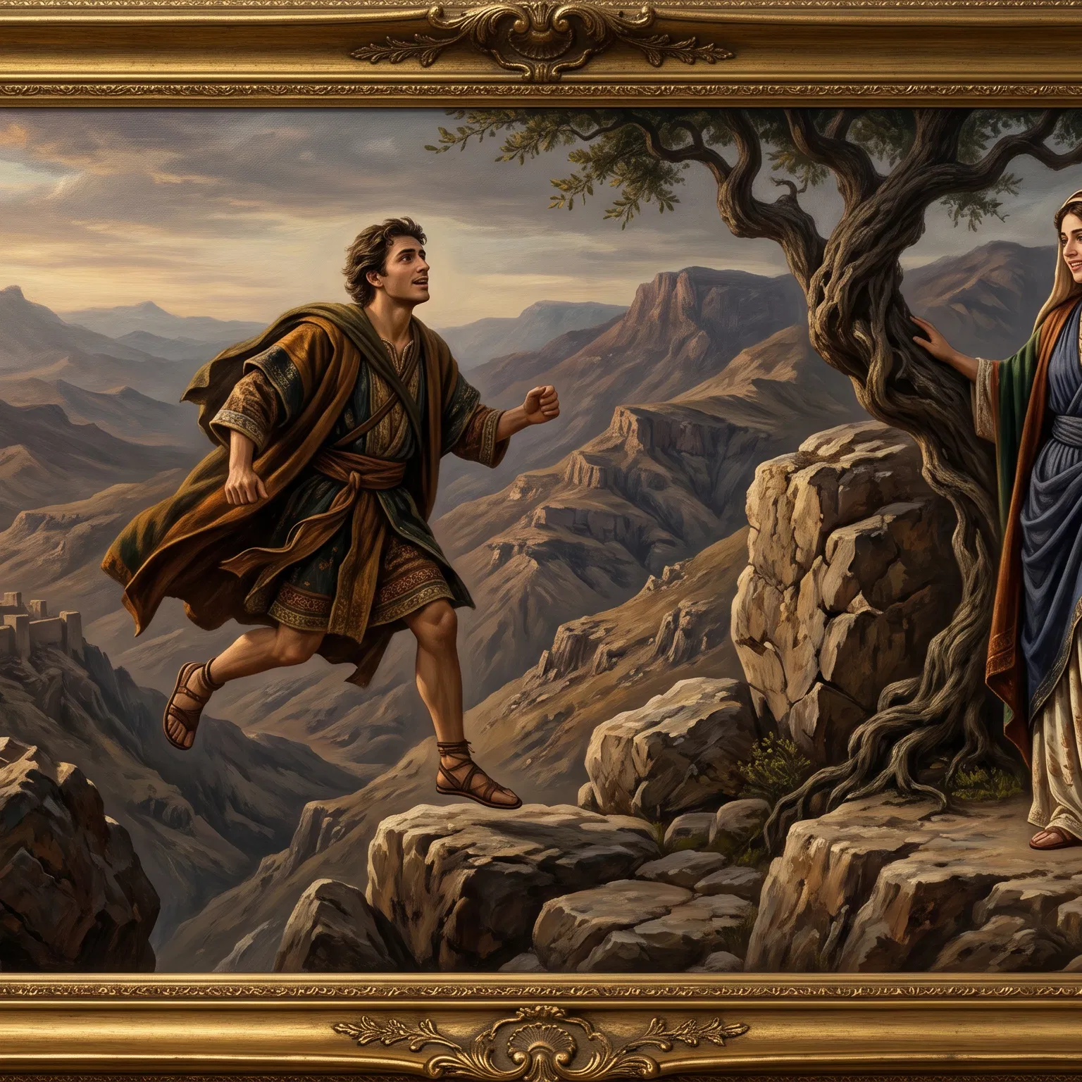 The Beloved Leaping Across Distant Peaks