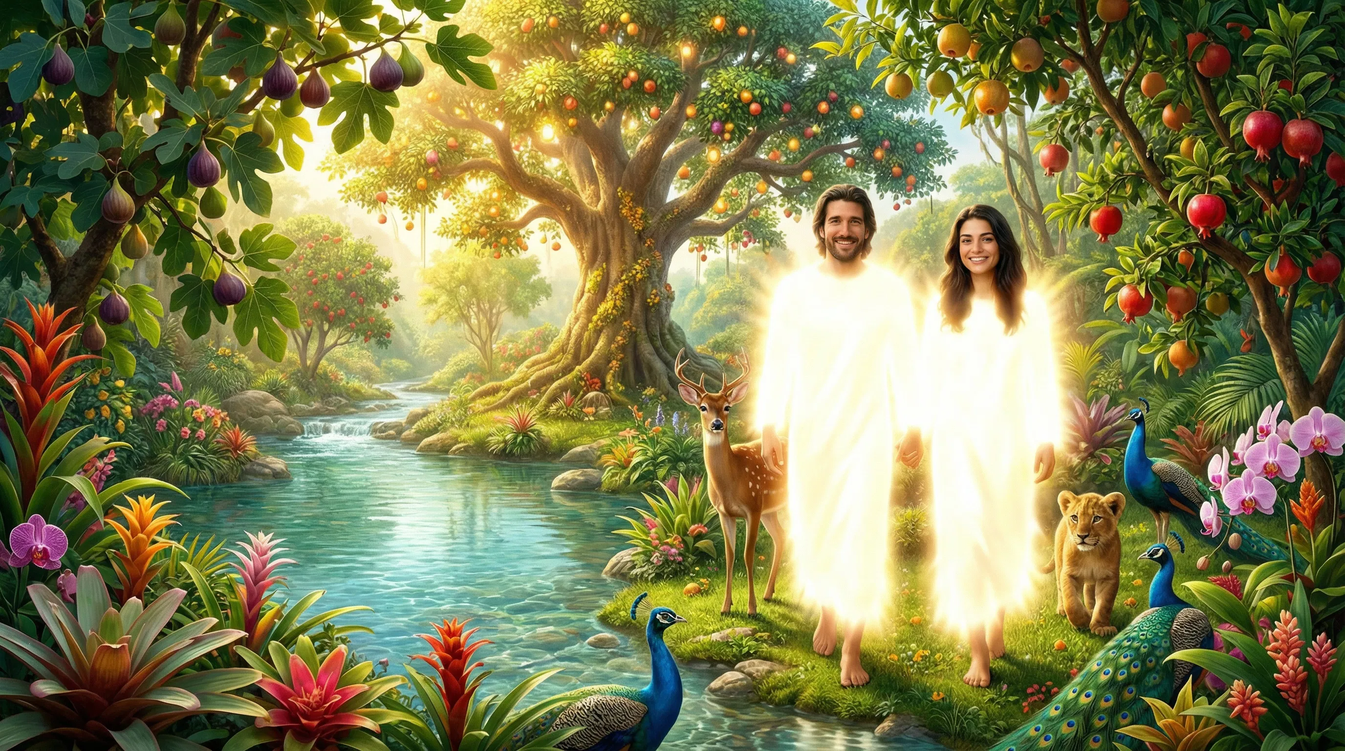 Adam and Eve in the Garden of Eden