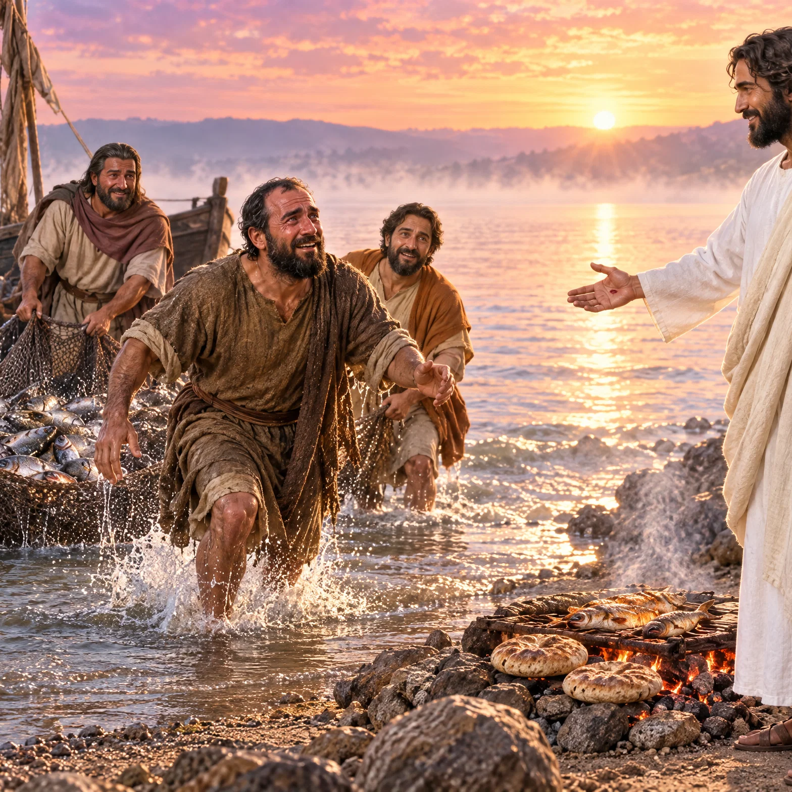 Morning Grace on the Galilean Shore