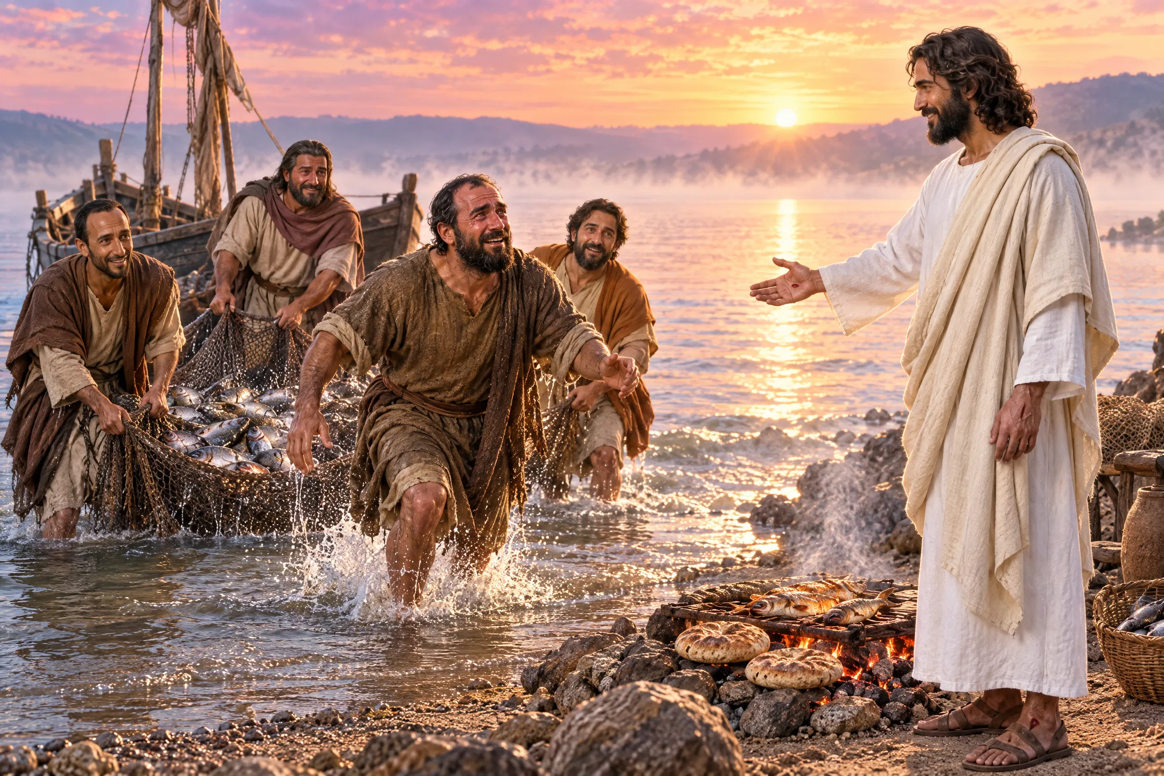 Morning Grace on the Galilean Shore