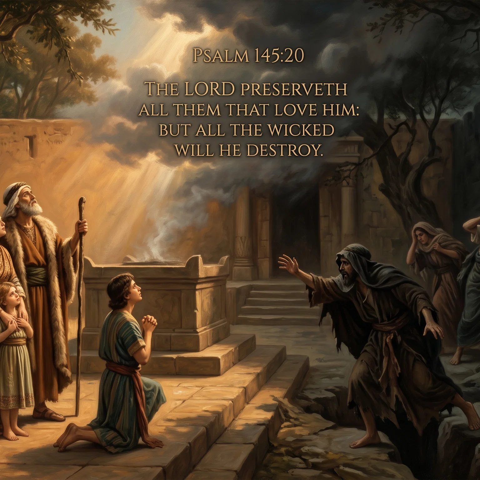 Divine Protection Over the Faithful