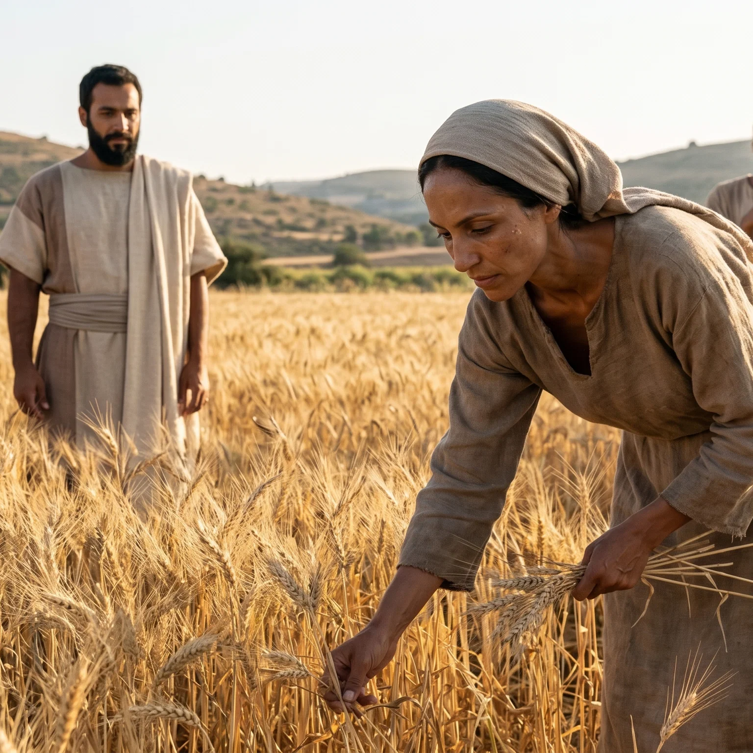 The Faithful Gleaner in Golden Fields