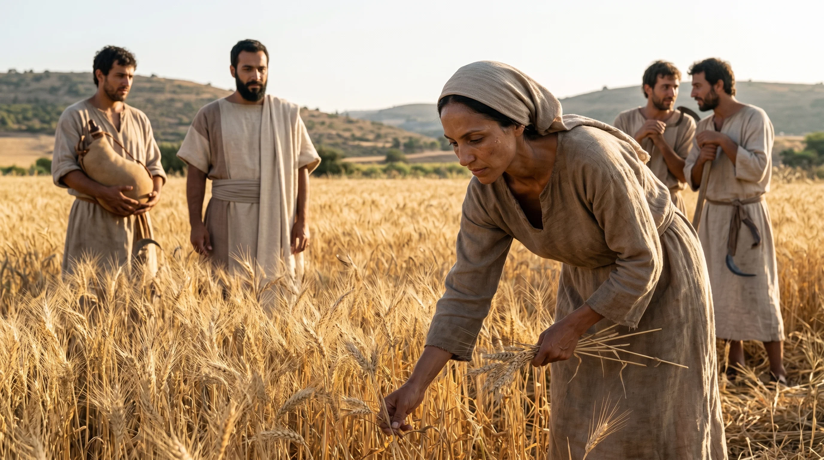 The Faithful Gleaner in Golden Fields