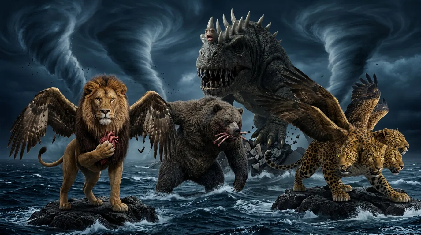 The Four Beasts of Daniel Seven