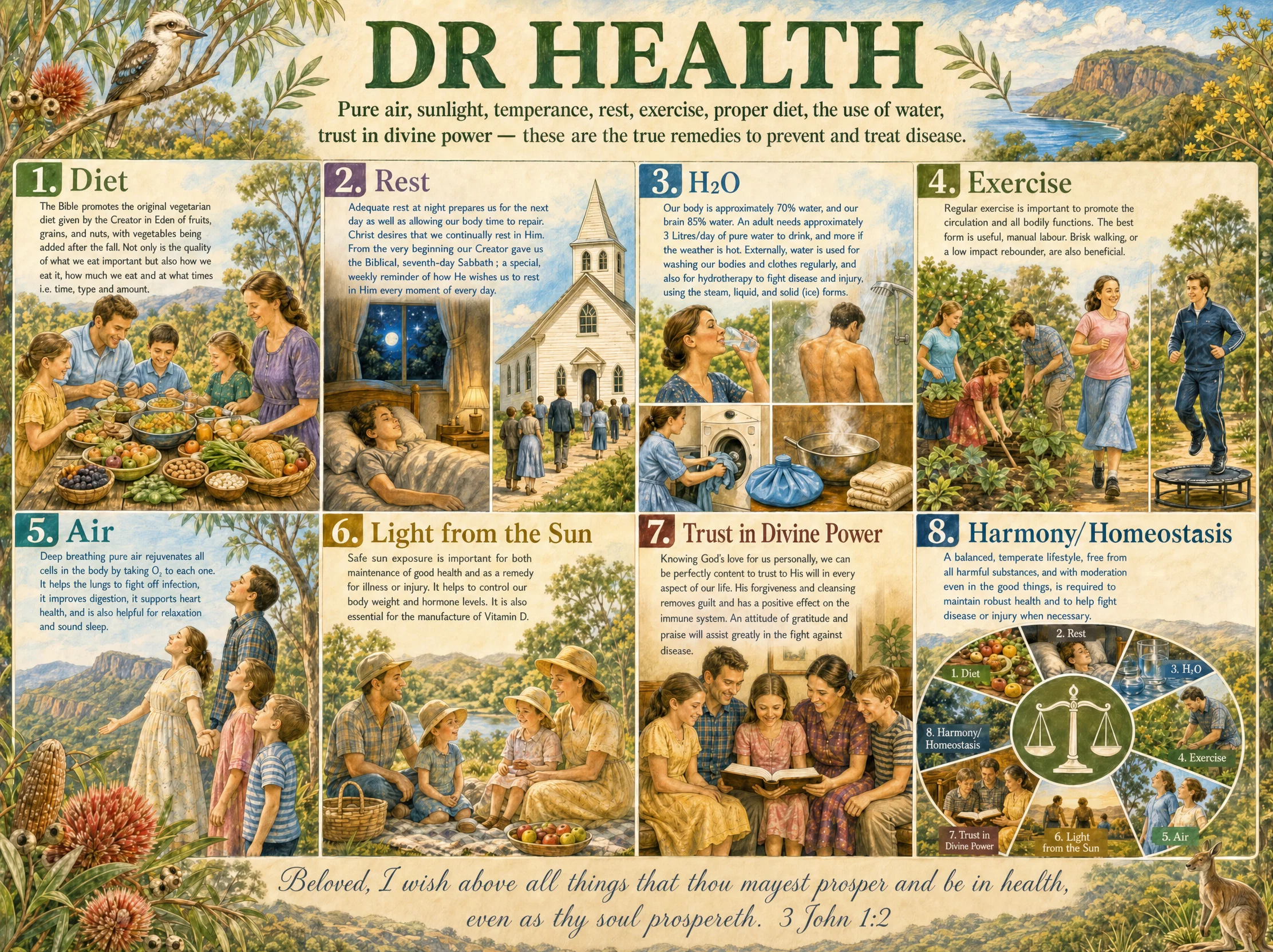 The Eight Laws of Health