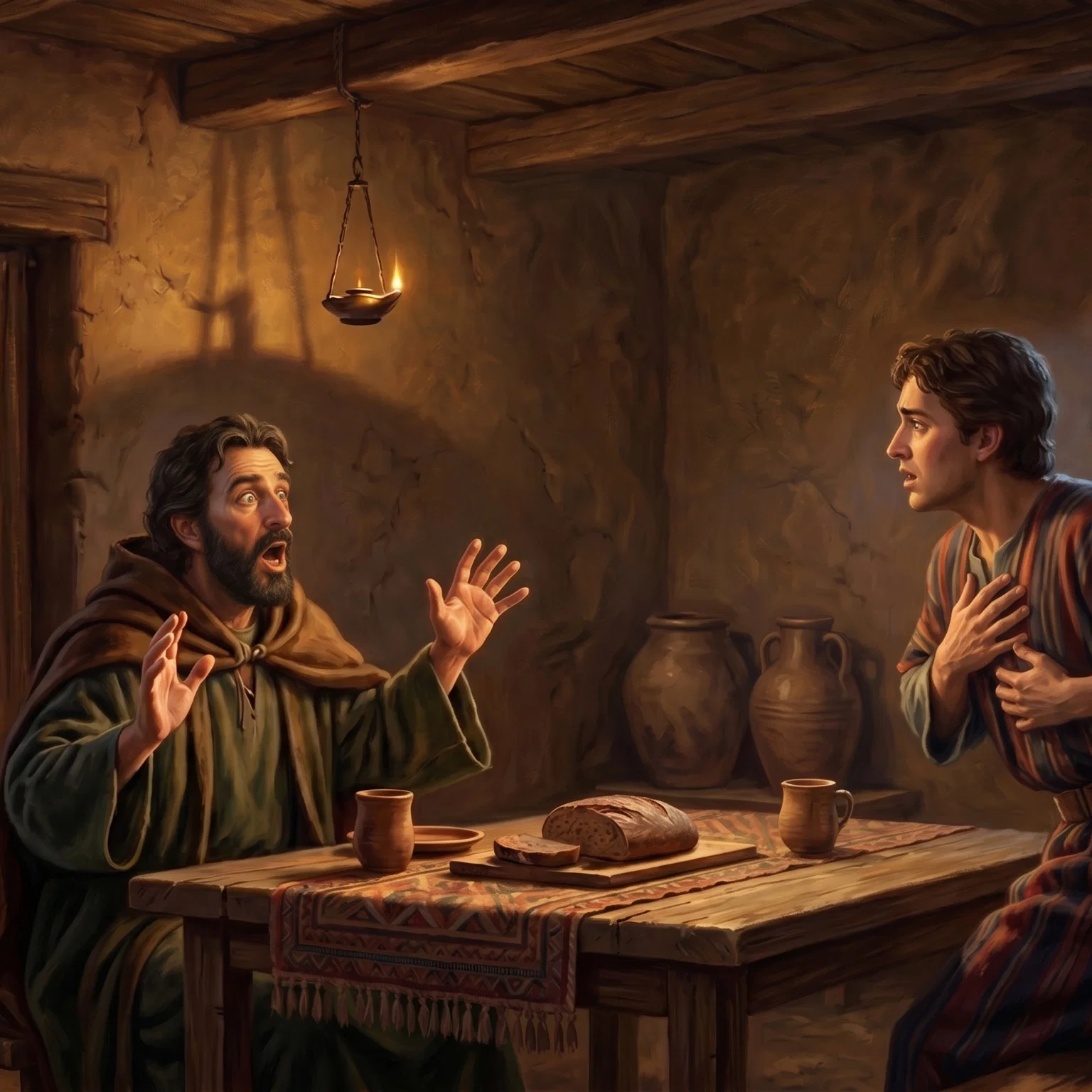 The Disciples Wondrous Encounter on the Road