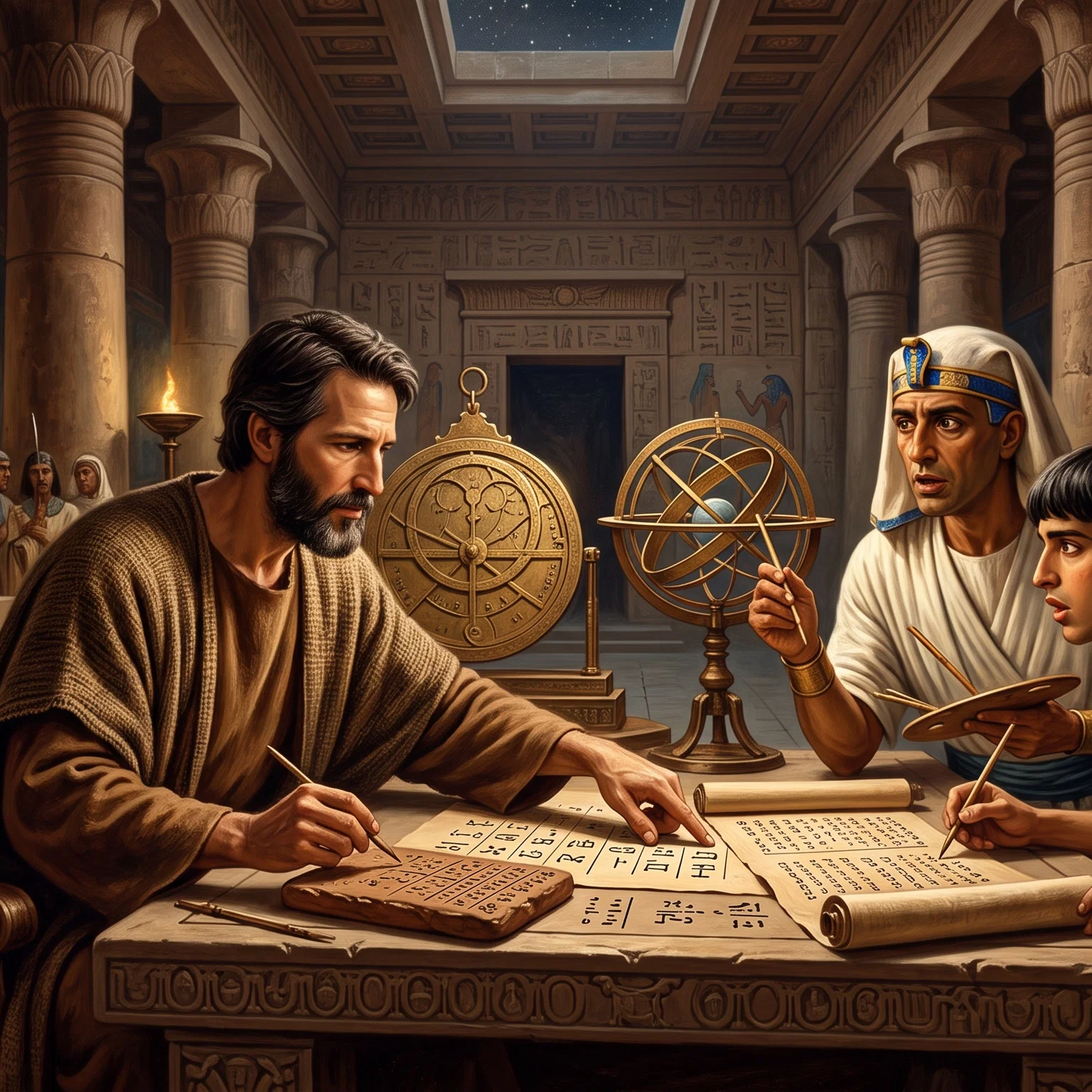 Abraham Enlightening the Ancient Egyptian Courts
