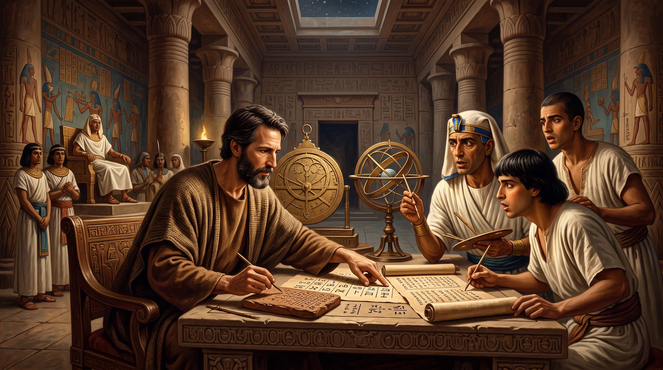 Abraham Enlightening the Ancient Egyptian Courts