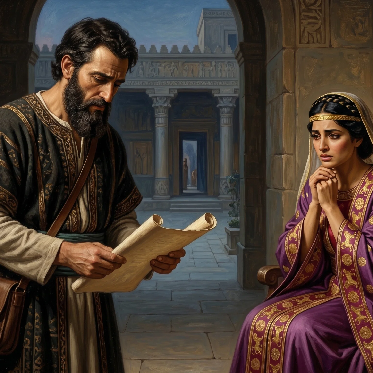 Queen Esther Seeking Royal Counsel