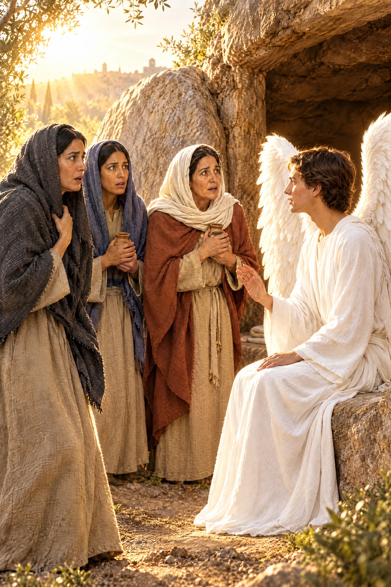 The Angel Speaks to the Women at the Tomb