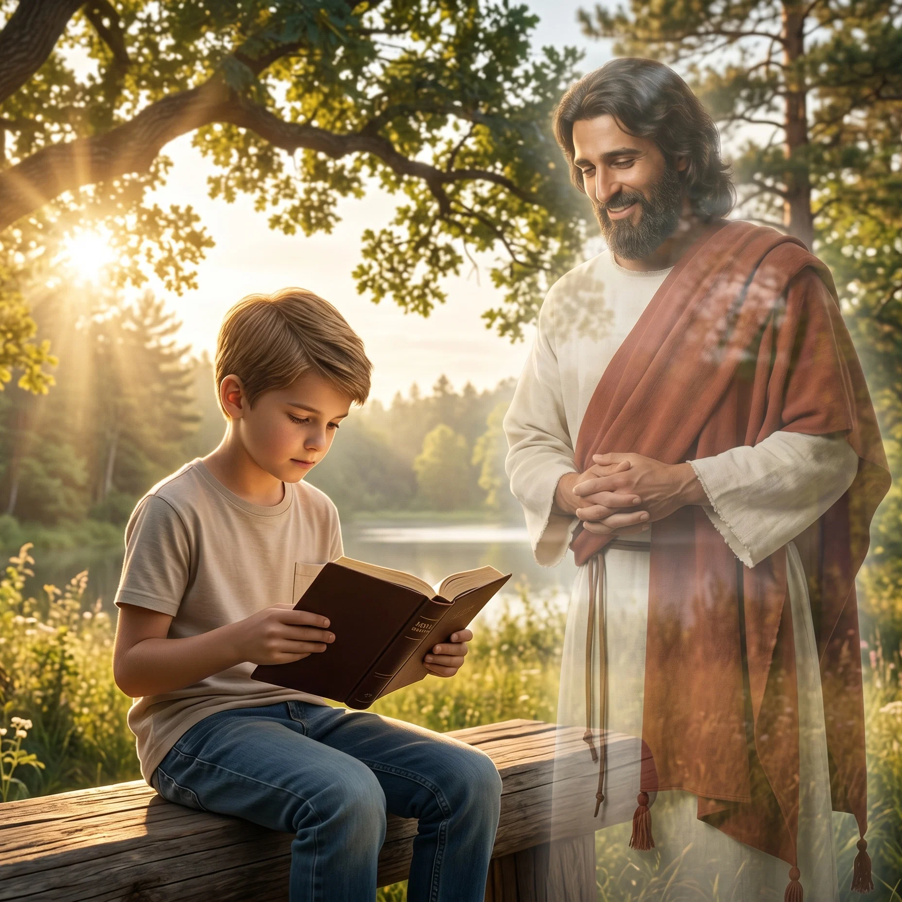 Morning Devotion in the Gentle Light