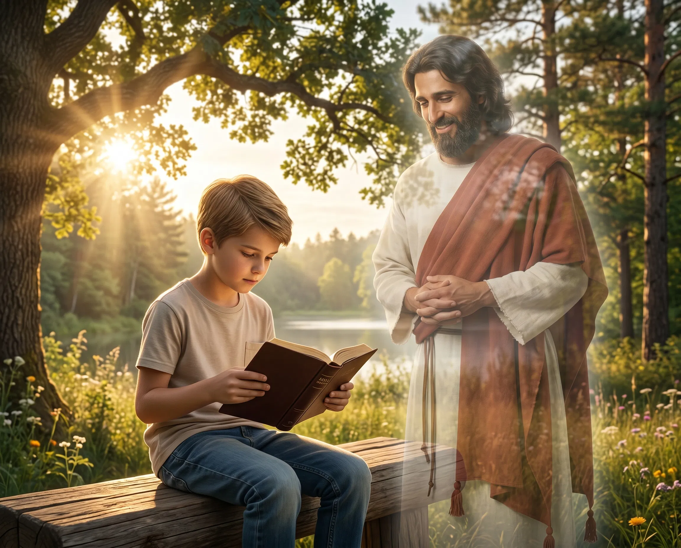 Morning Devotion in the Gentle Light