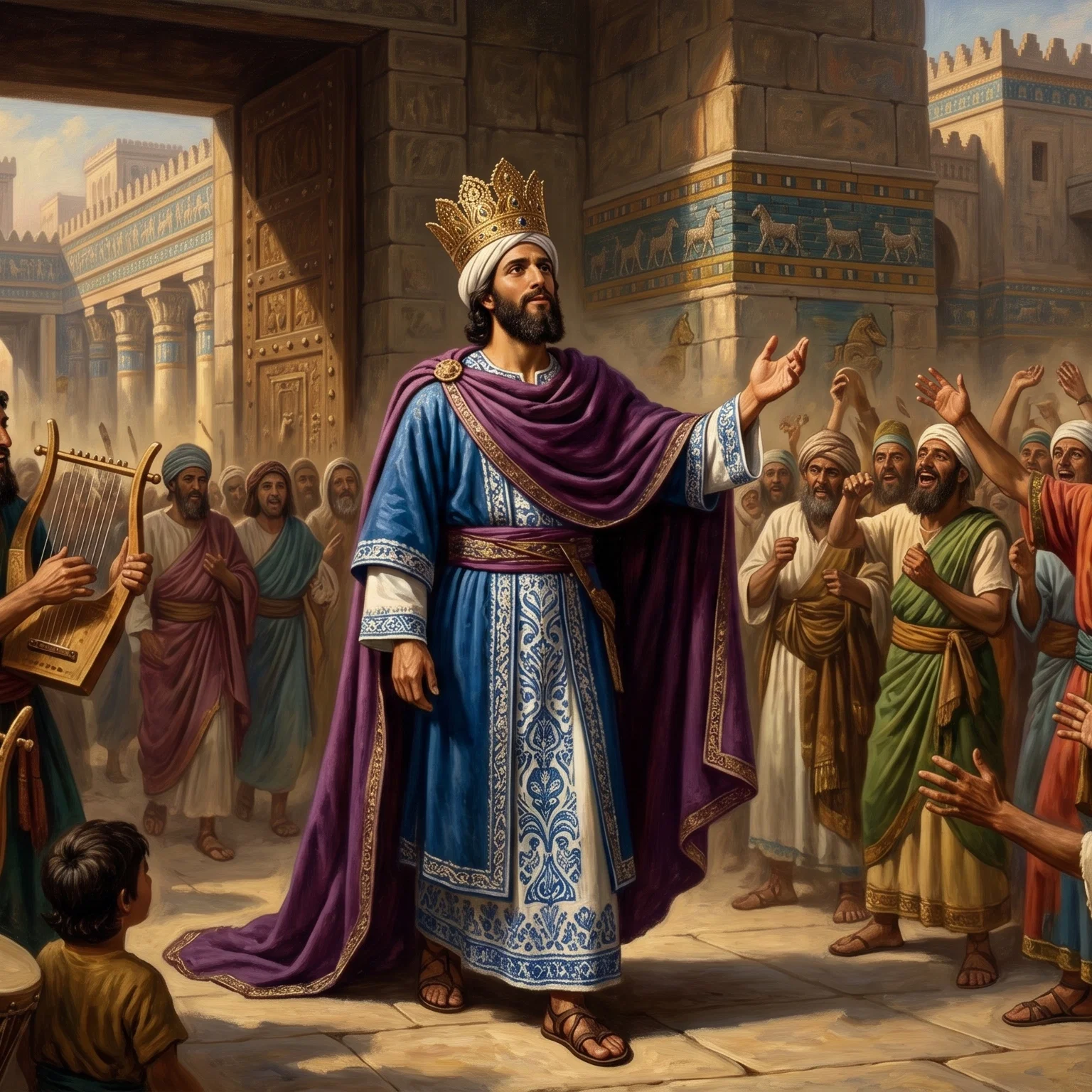 Mordecai Walks In Royal Splendour