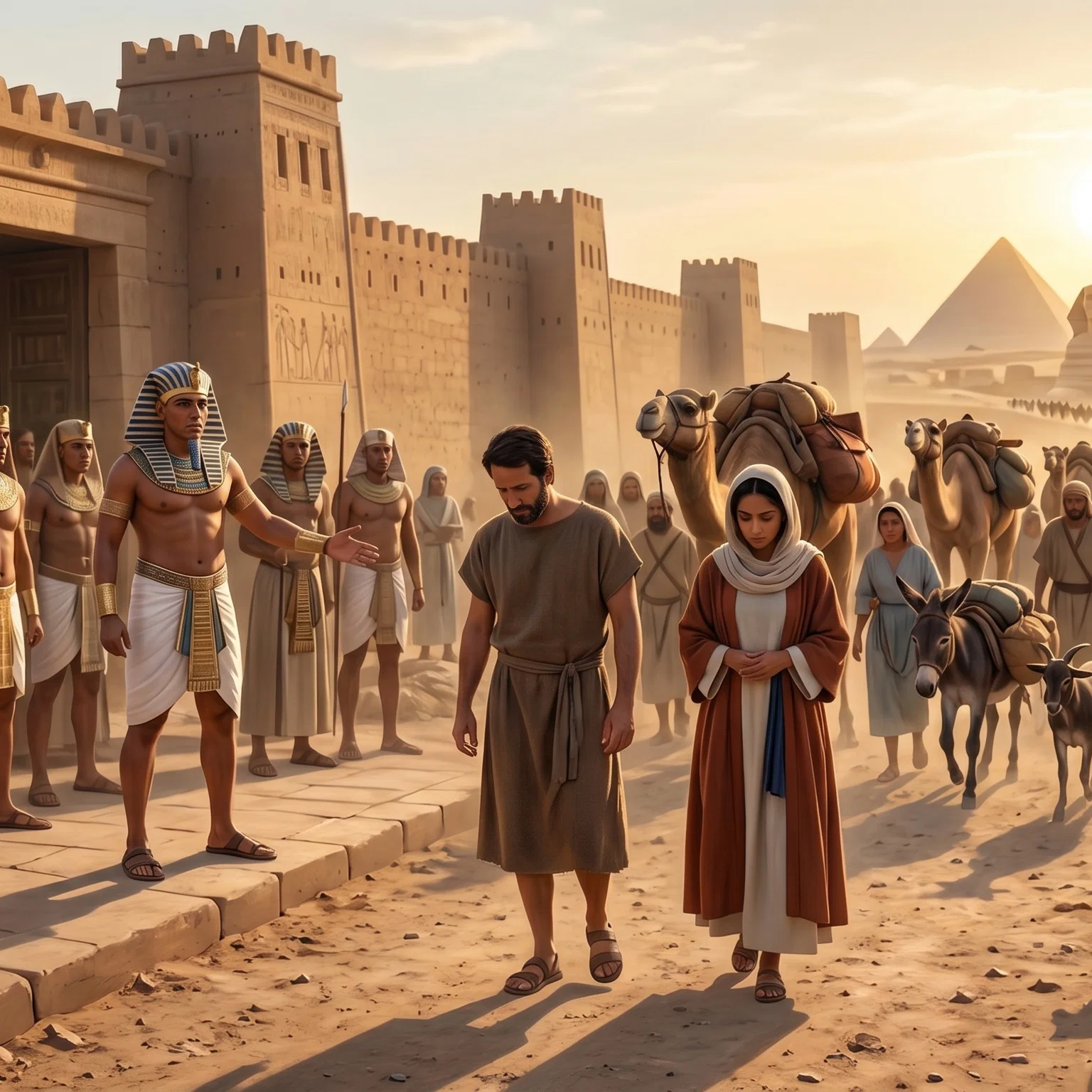 The Exile from Egypt of Abram and his family