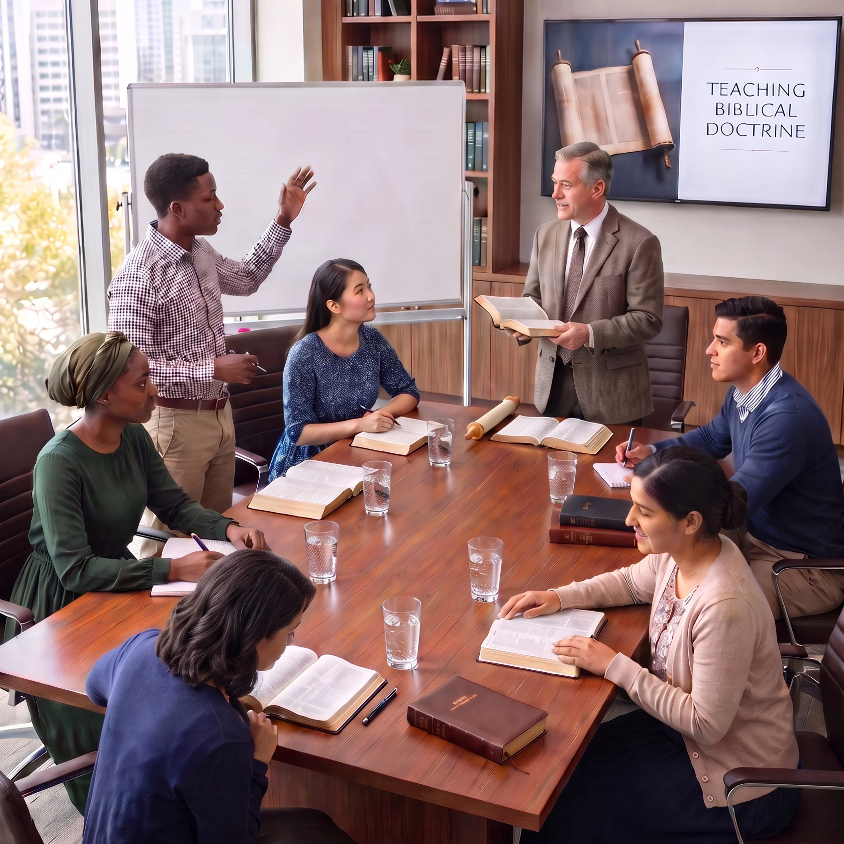 A Bible School of Eager Learners