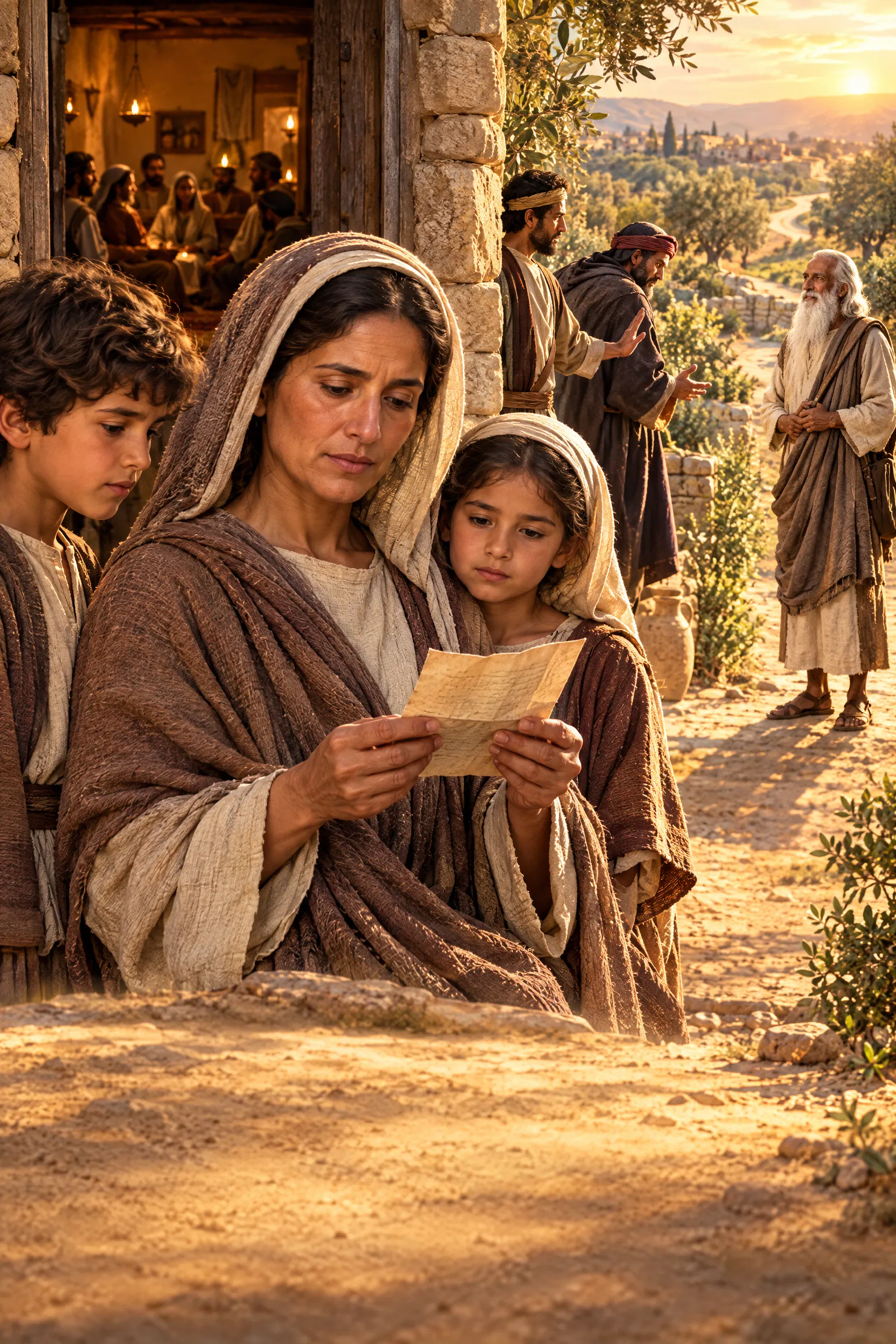 The Elect Lady Reads John's Letter