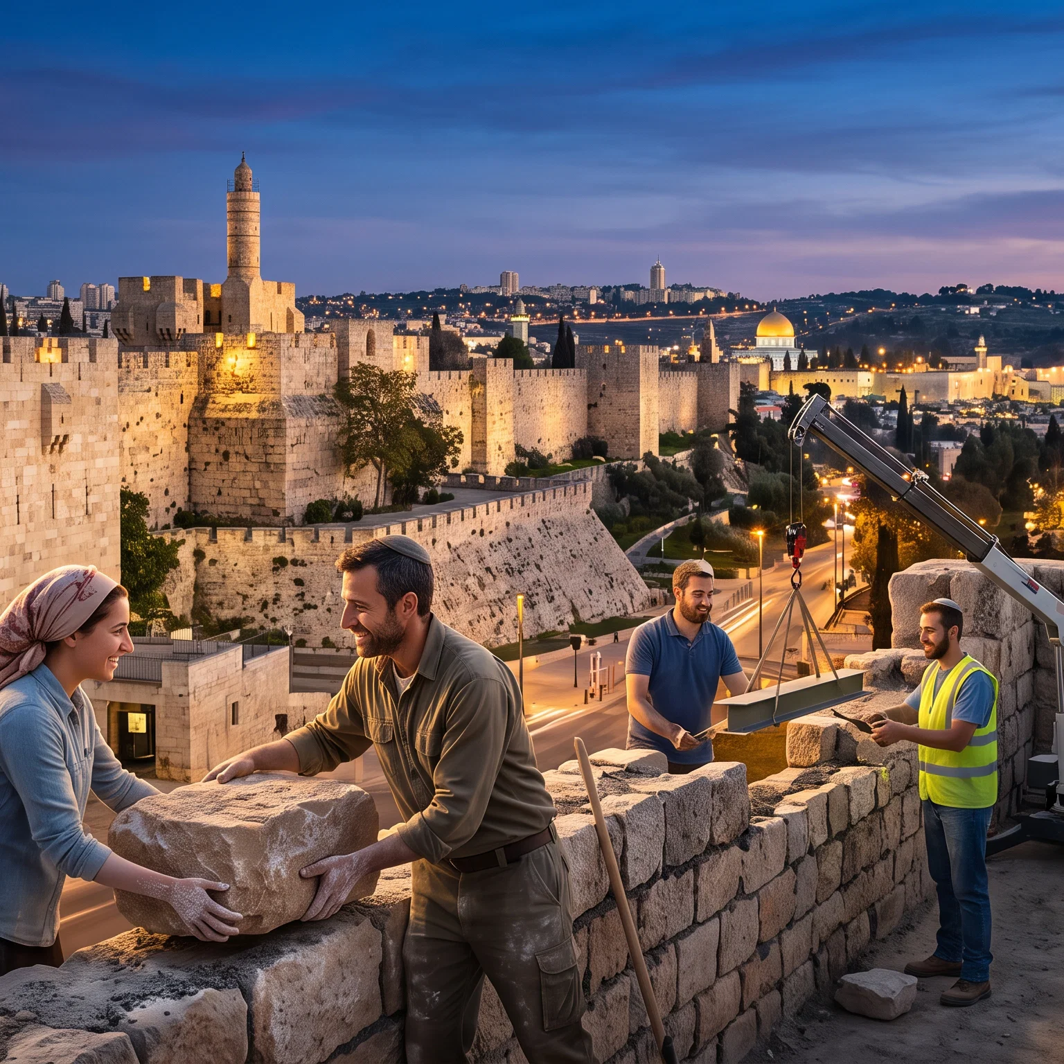Restoration of the Holy Walls