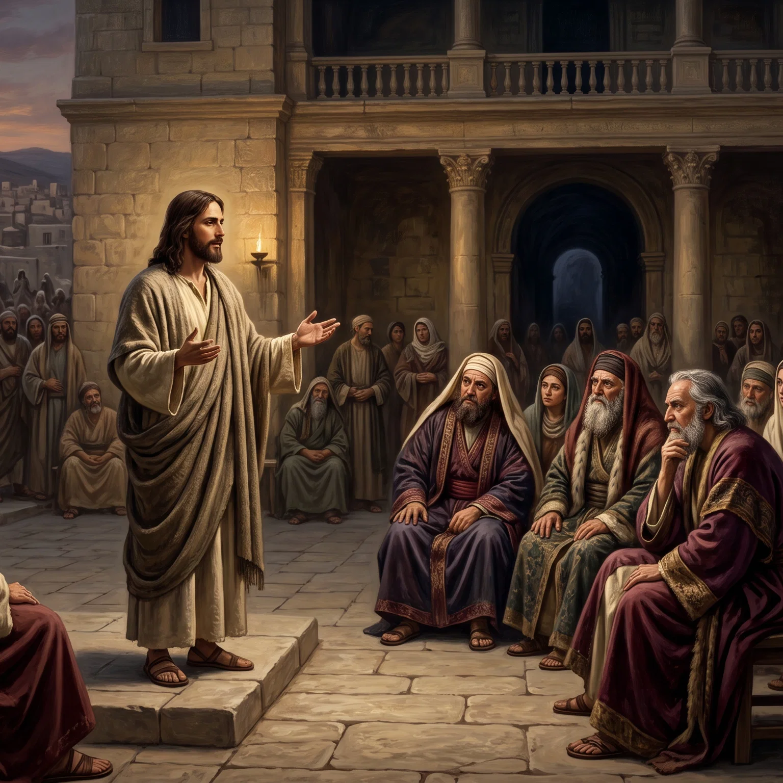 The Master Teaching the Multitude