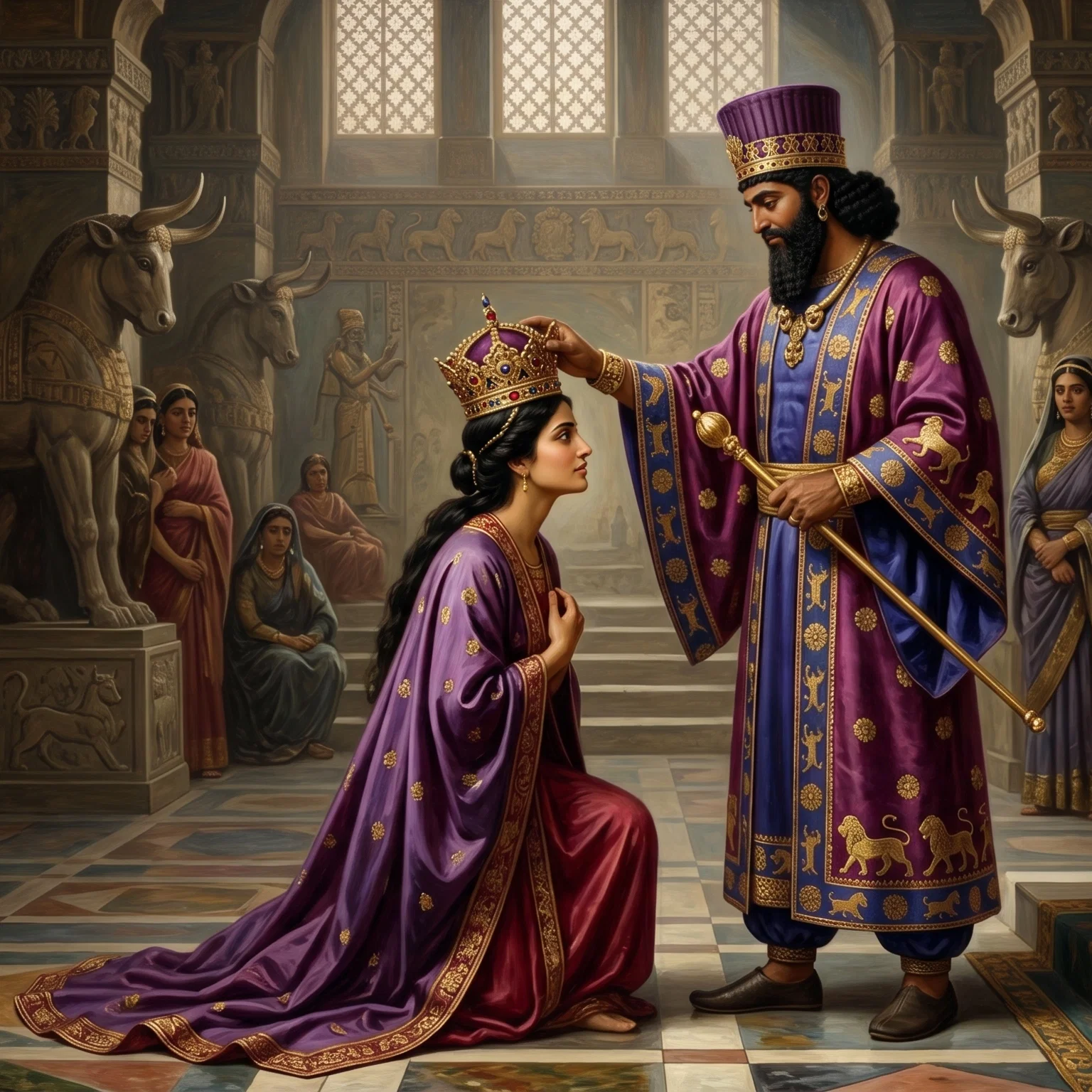 Queen Esther Crowned in Splendor