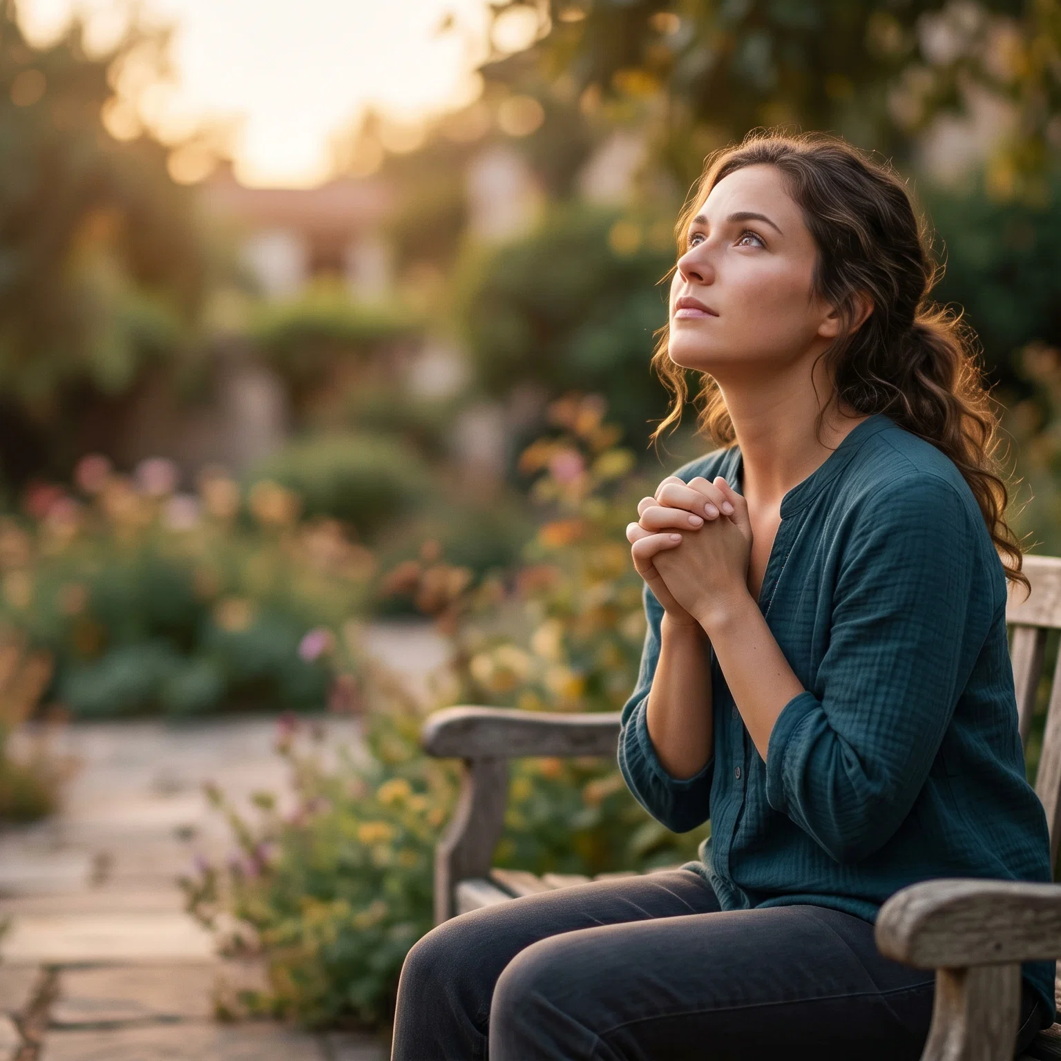 Uplifted Soul Seeking Divine Guidance