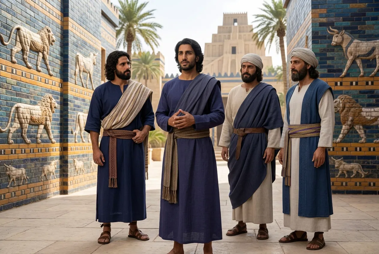 Daniel and His Three Friends in Babylon