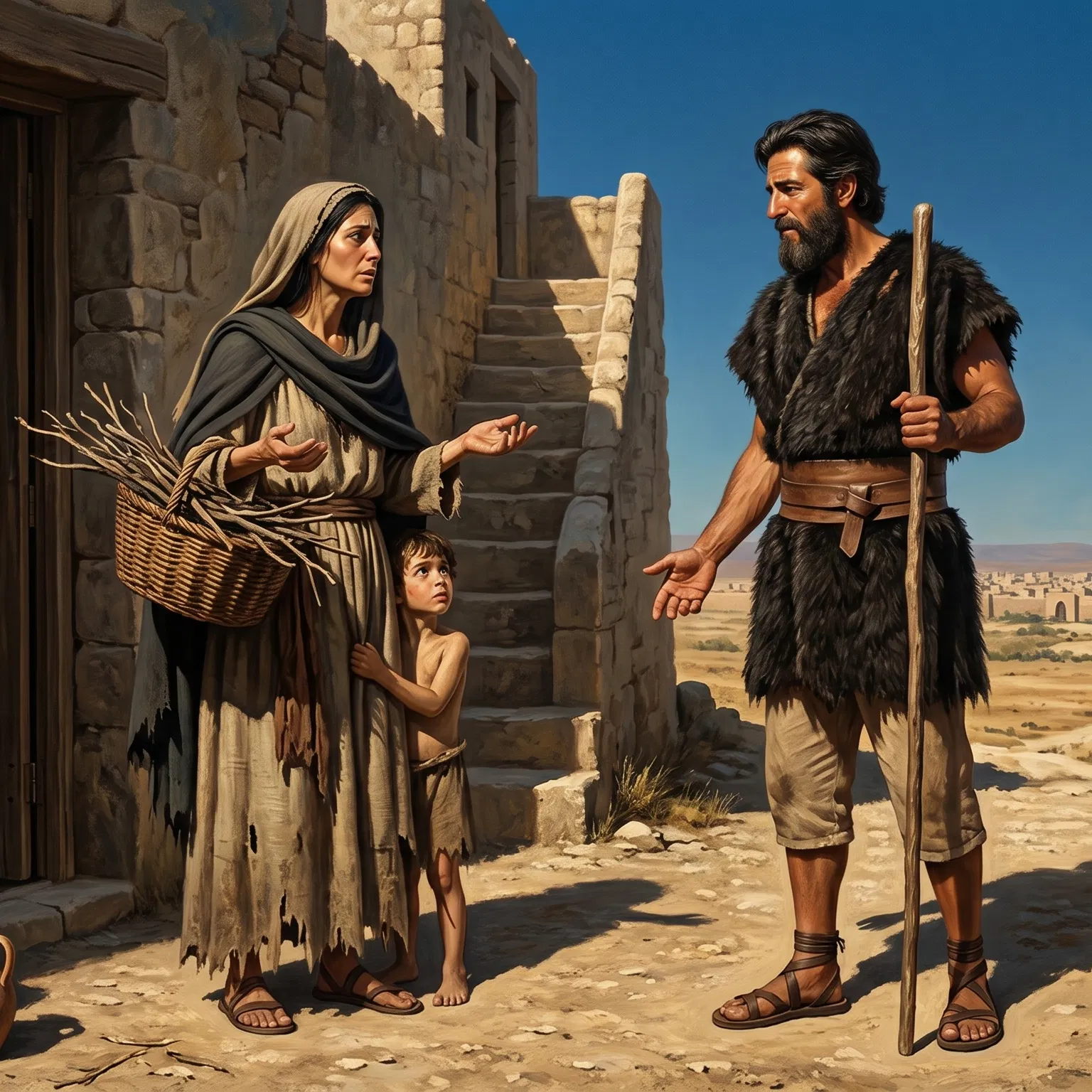 Elijah Meets the Widow of Zarephath