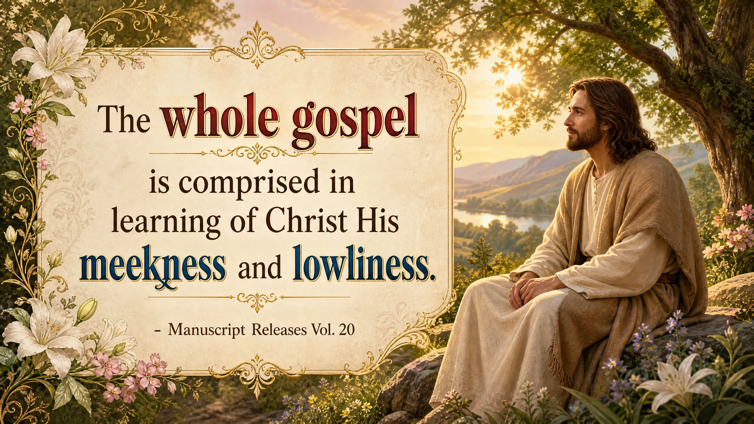 The Whole Gospel Is Learning Christ's Meekness