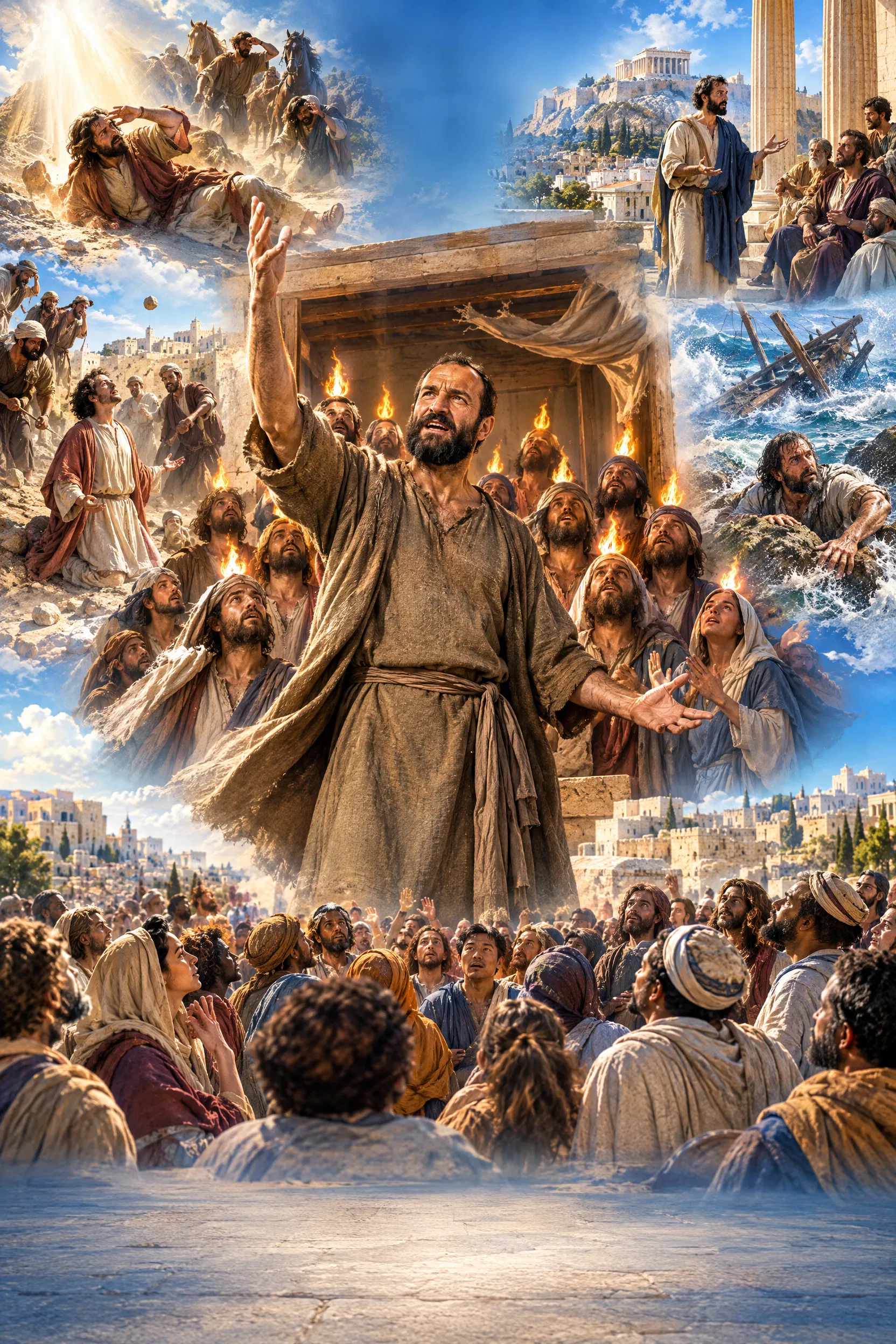 Pentecost, Stephen, Paul's Conversion and the Shipwreck
