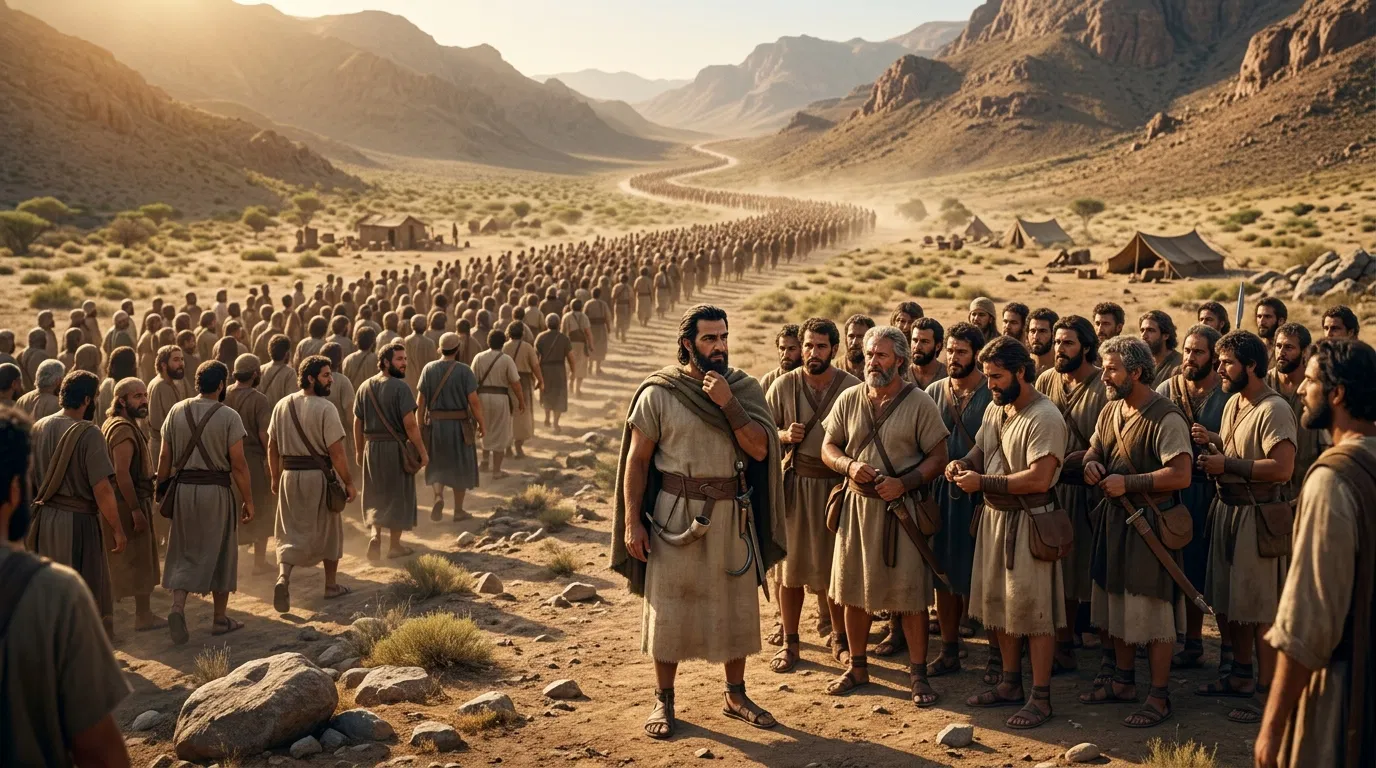 Gideon Left with Three Hundred Men