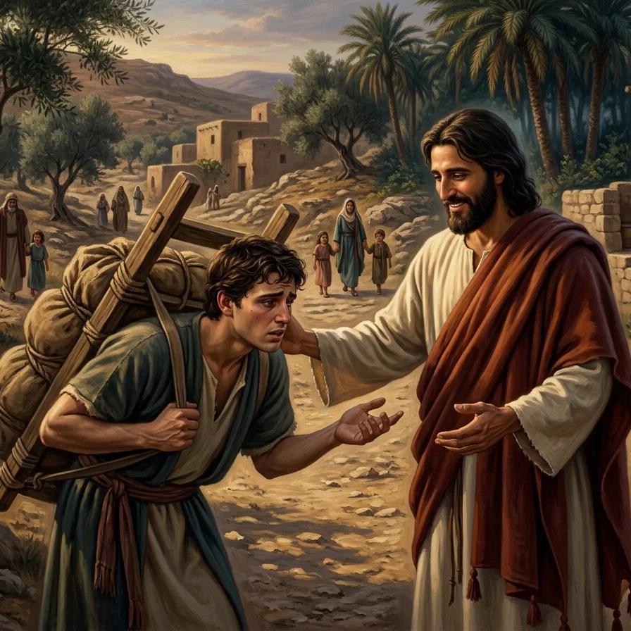 Jesus offers rest