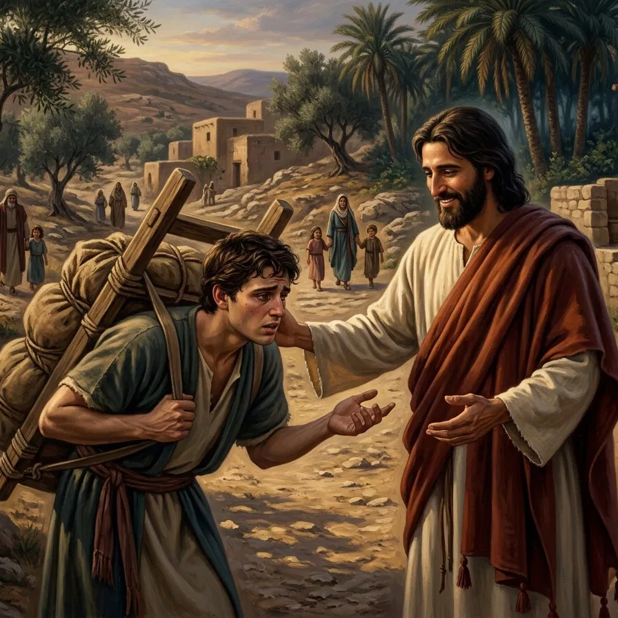 Jesus offers rest