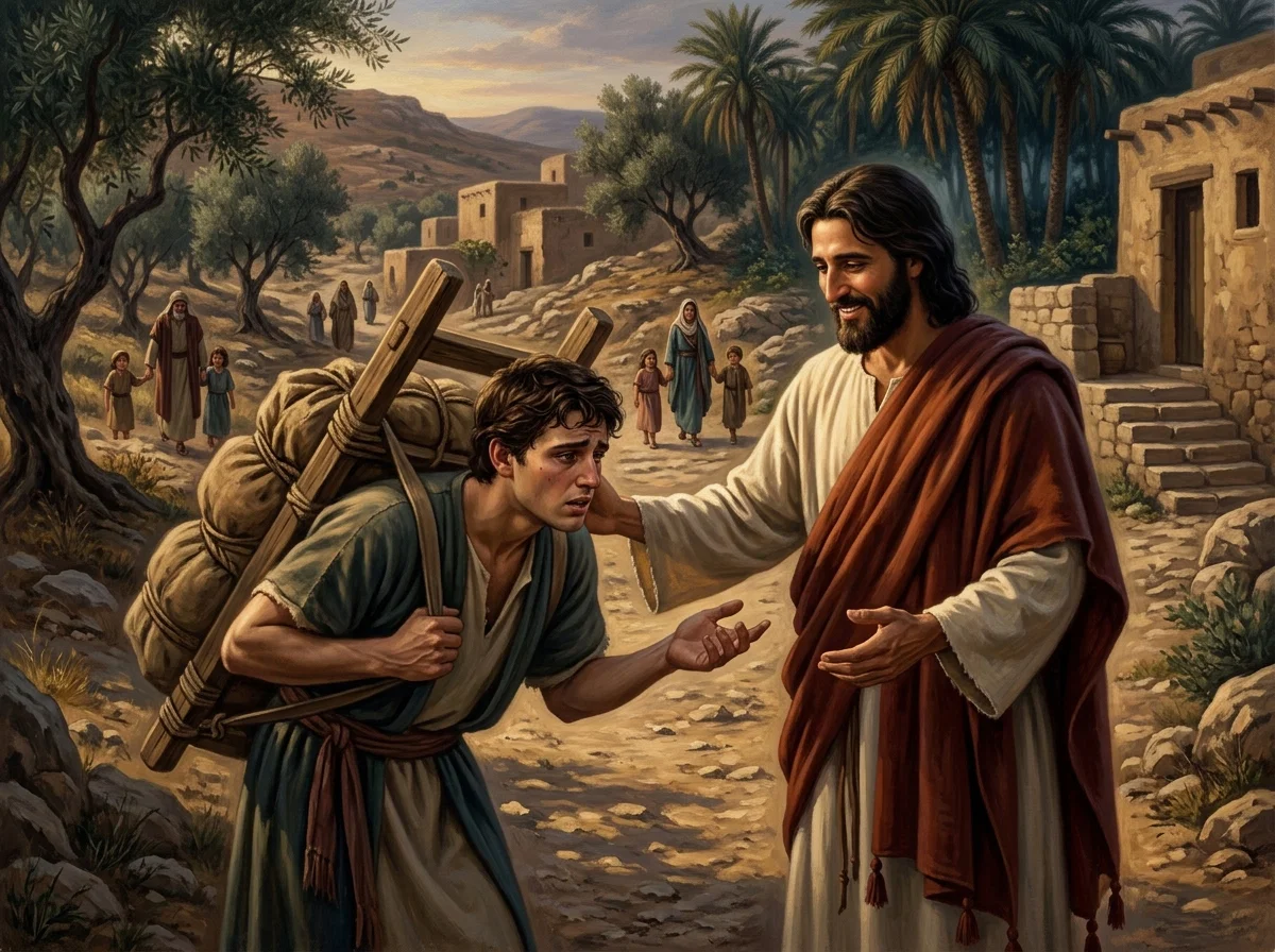 Jesus offers rest