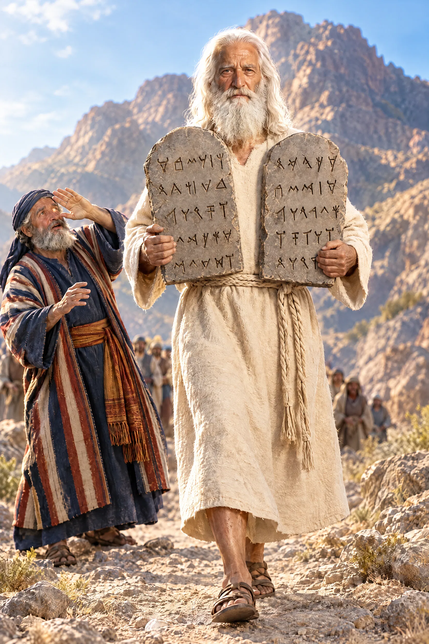 Moses Comes Down Sinai With Shining Face