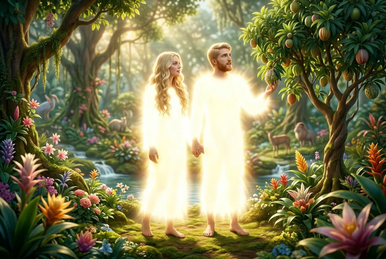 Adam and Eve in the Garden of Eden