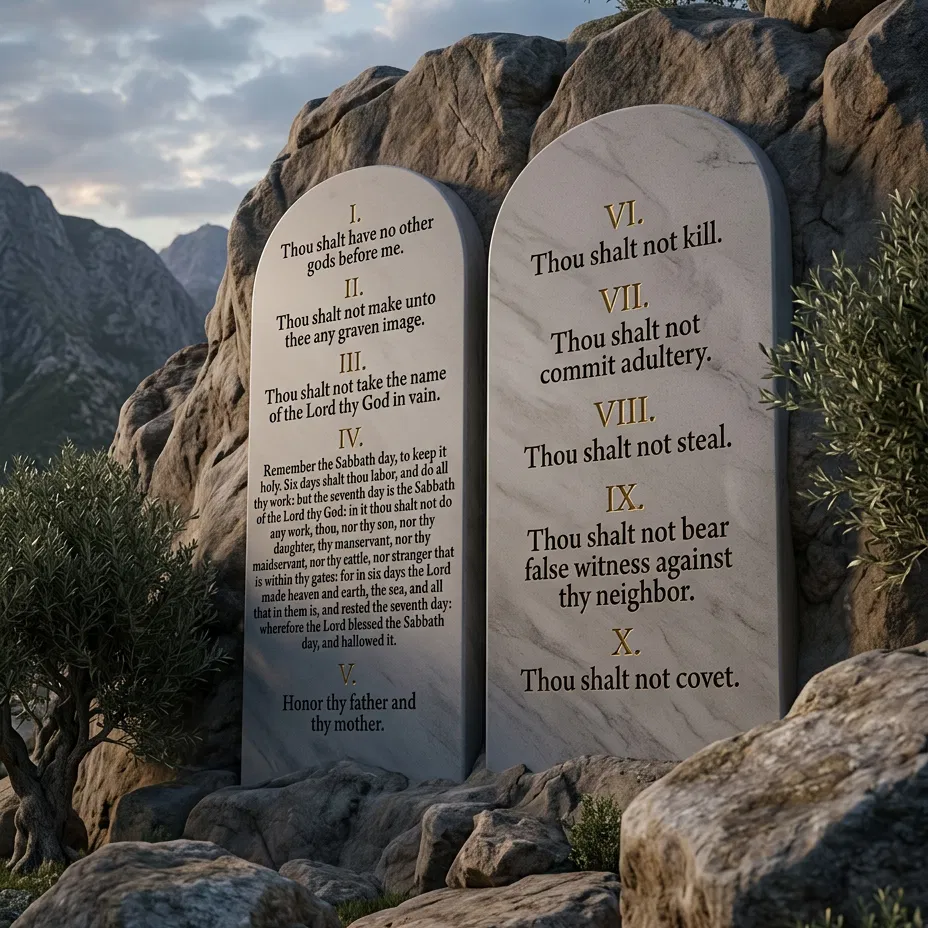 The Sacred Fourth Commandment Tablet