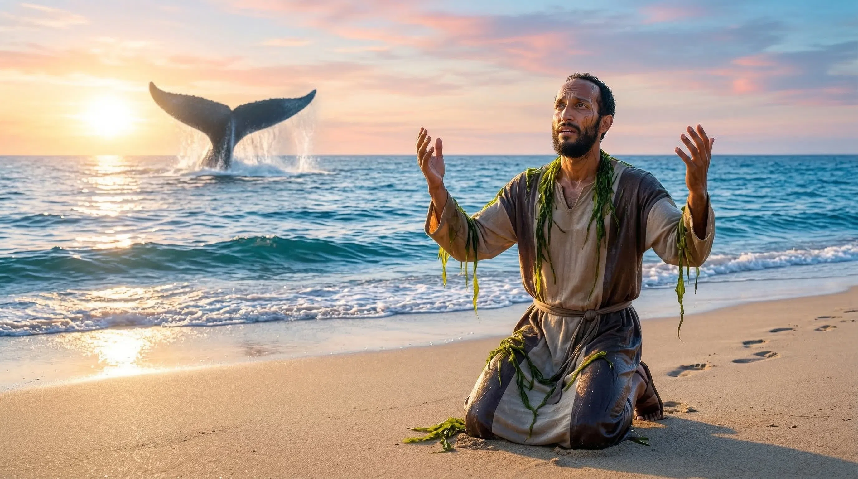Jonah’s Deliverance Upon the Mediterranean Shore