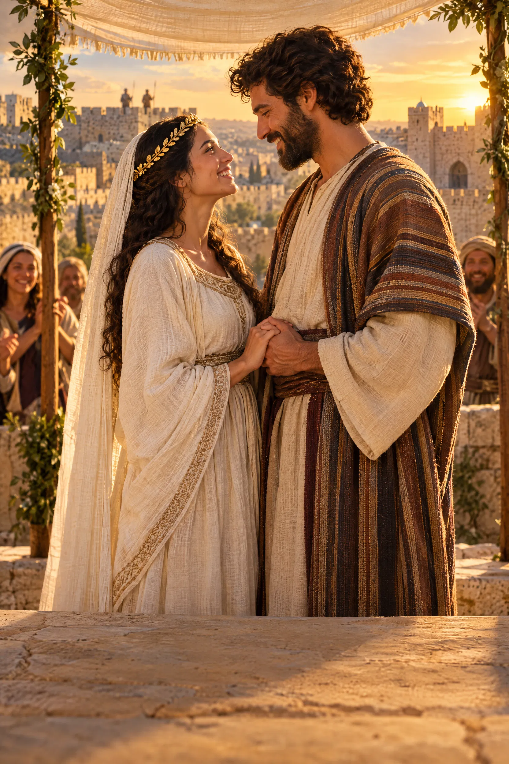 The Bridegroom Rejoices Over the Bride in Jerusalem