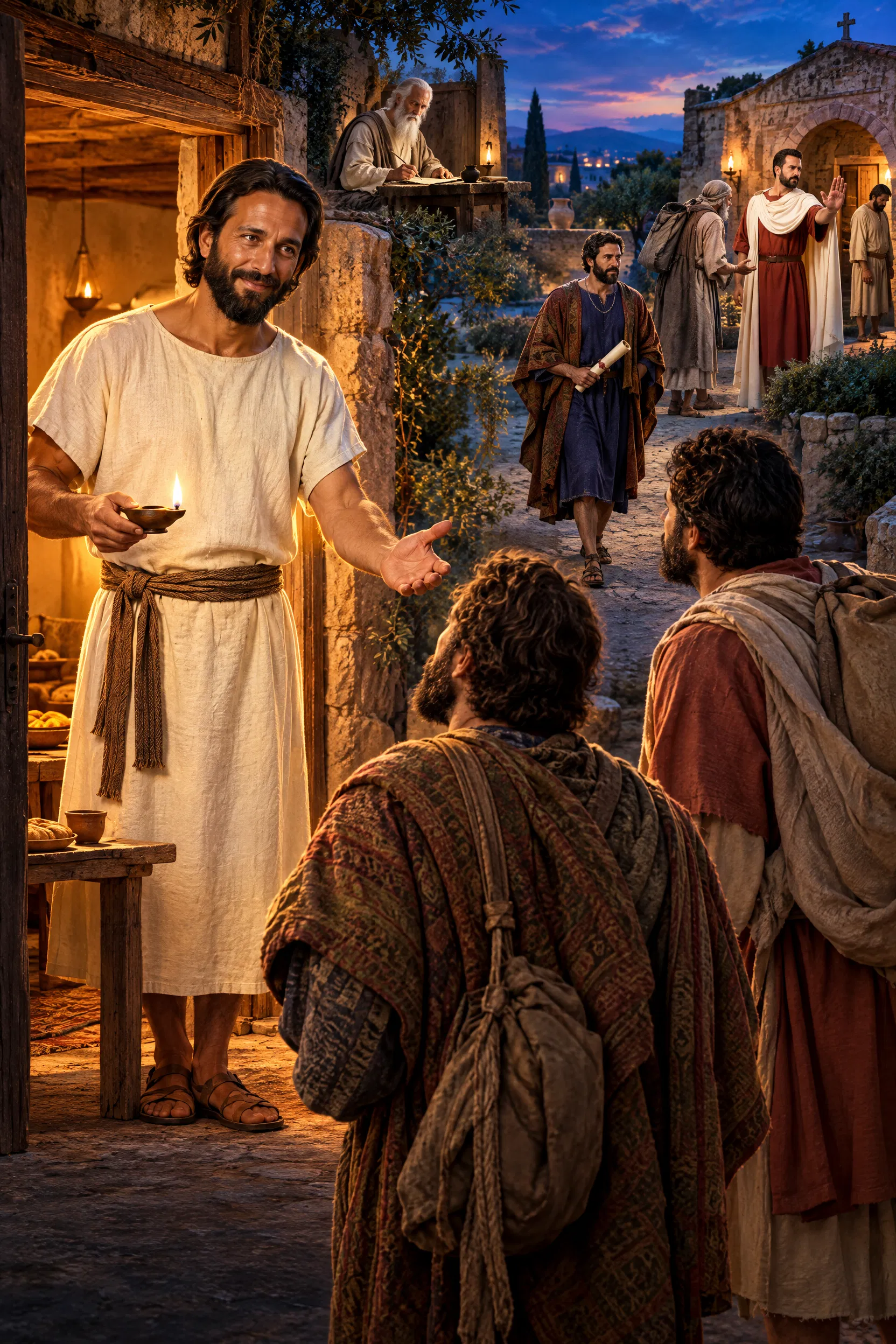 Gaius Welcomes Travelling Missionaries
