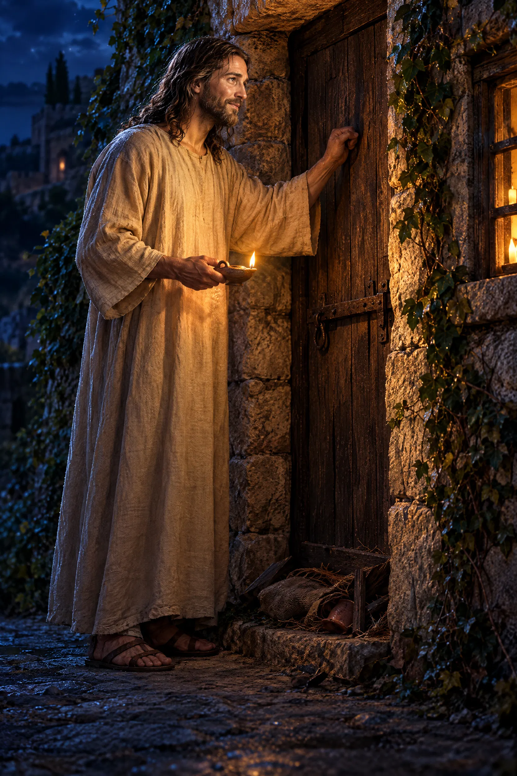 Jesus Stands at the Door and Knocks