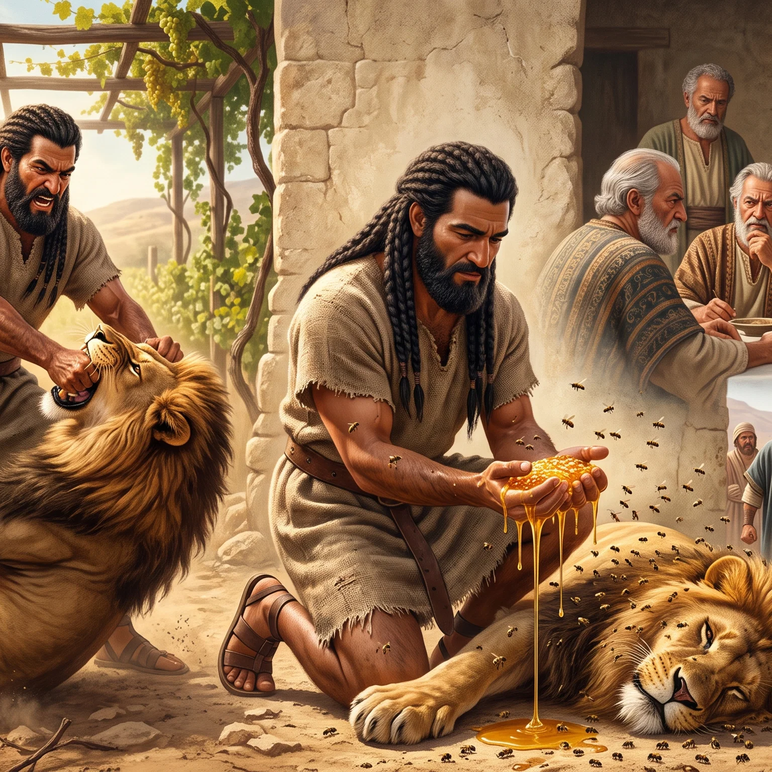 The Lion and the Vine