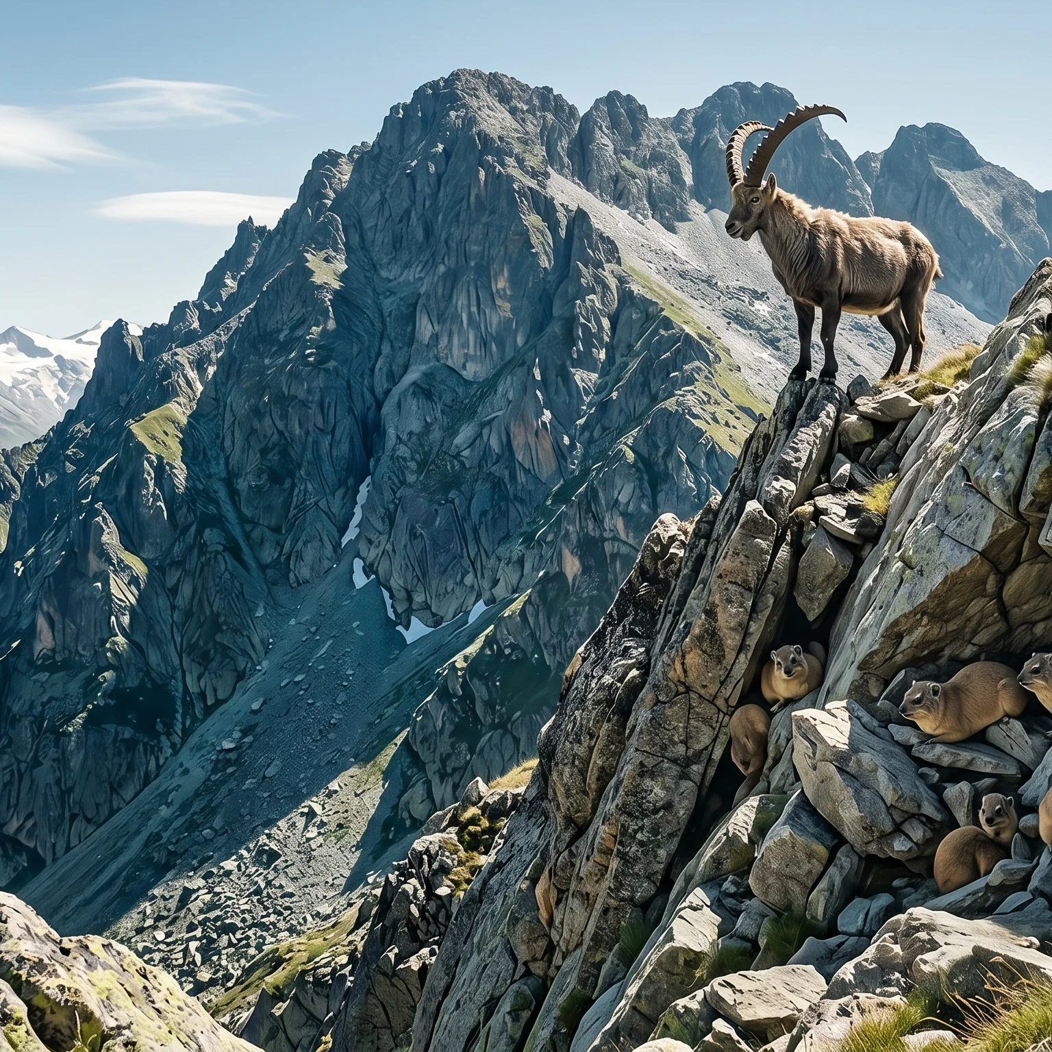 Mountain Peaks and The High Crags