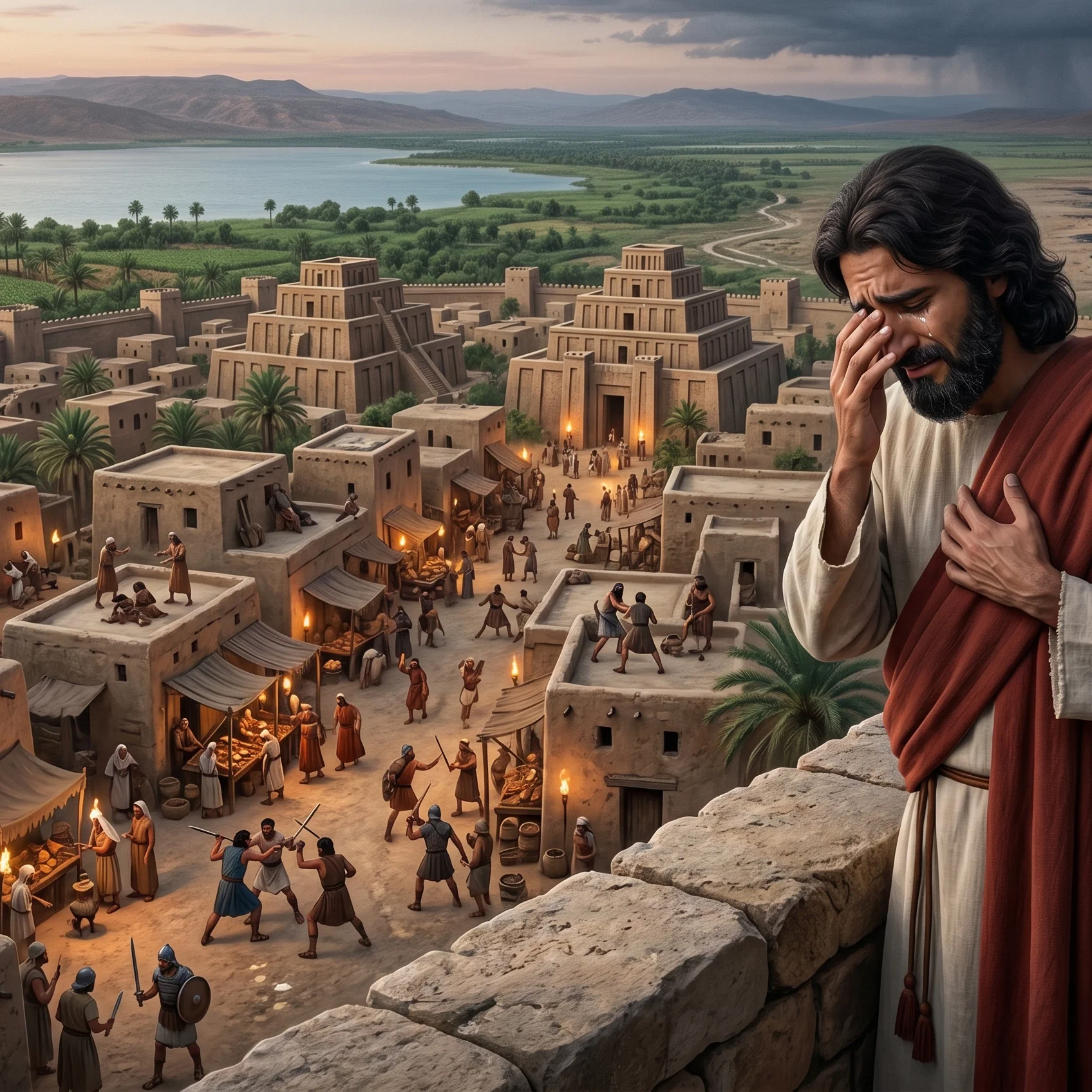 The Savior Mourns for Fallen Sodom
