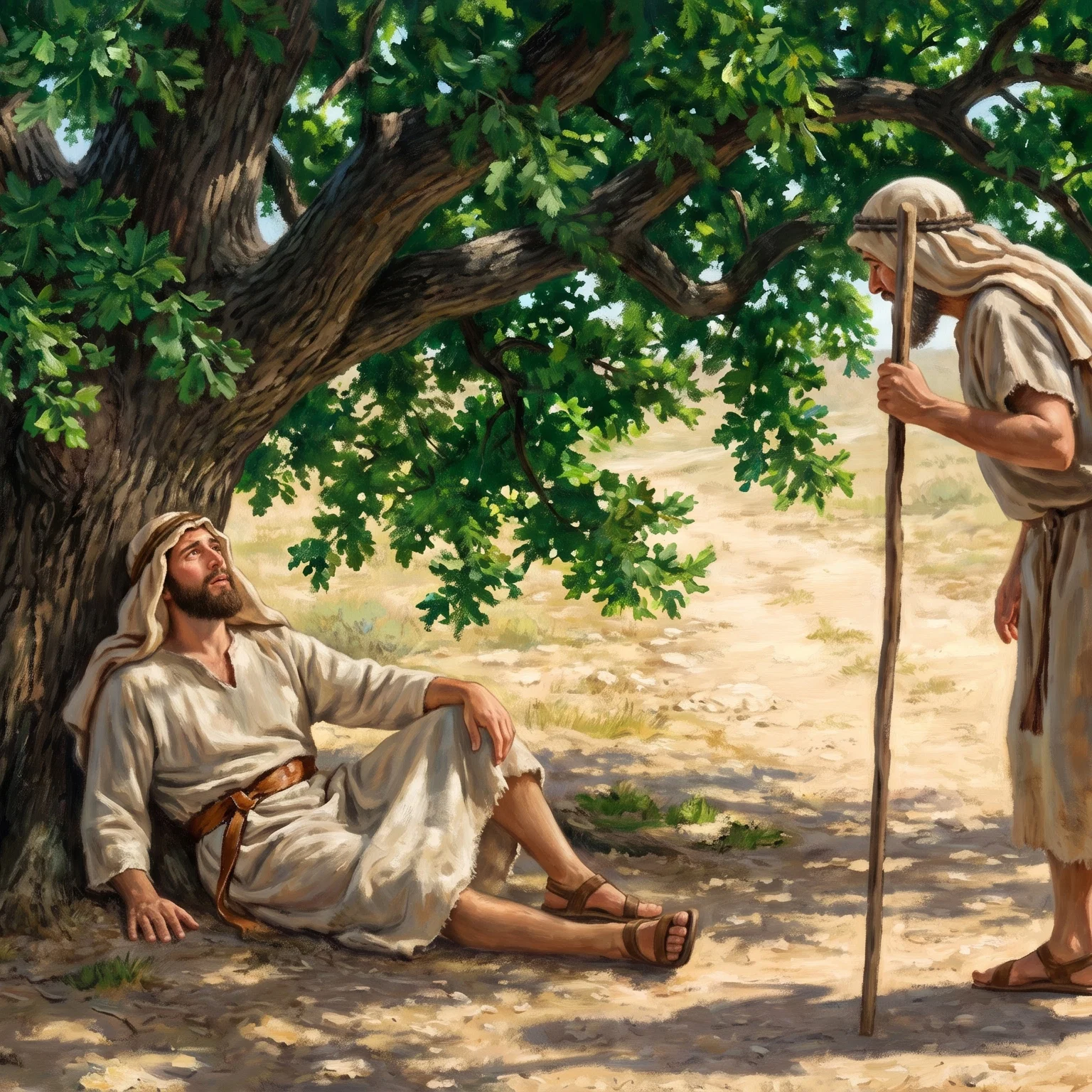 Meeting Under the Oak Tree