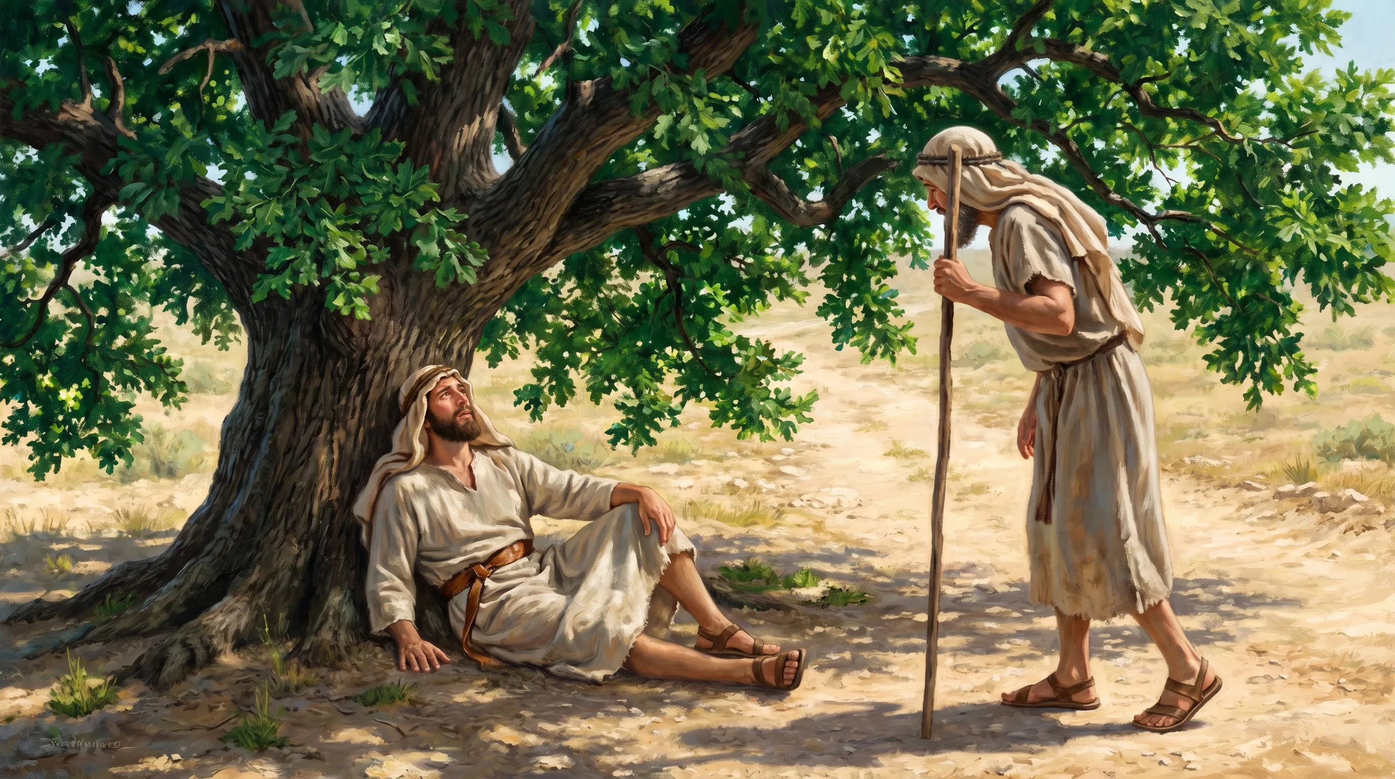 Meeting Under the Oak Tree