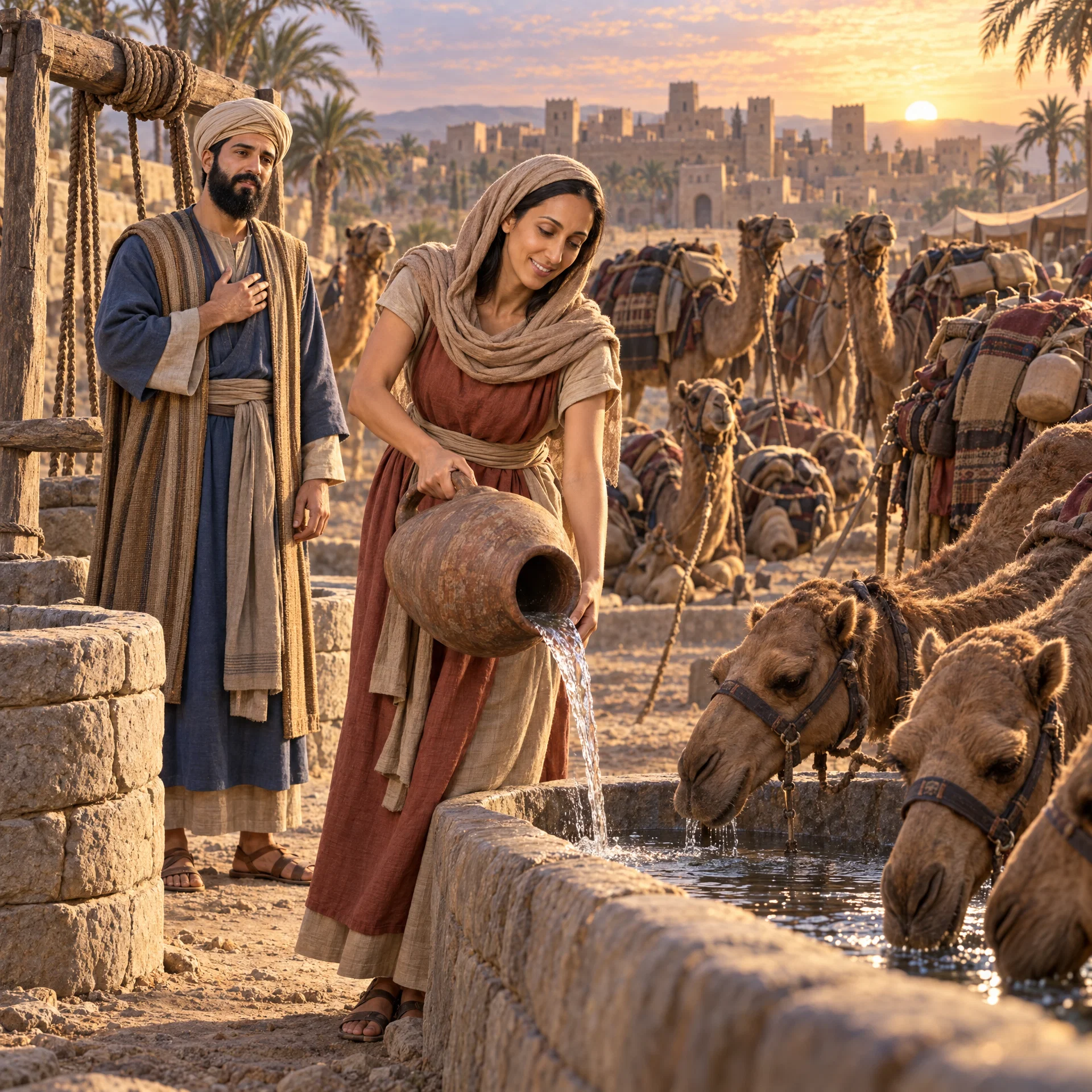 Rebekah at the Desert Well
