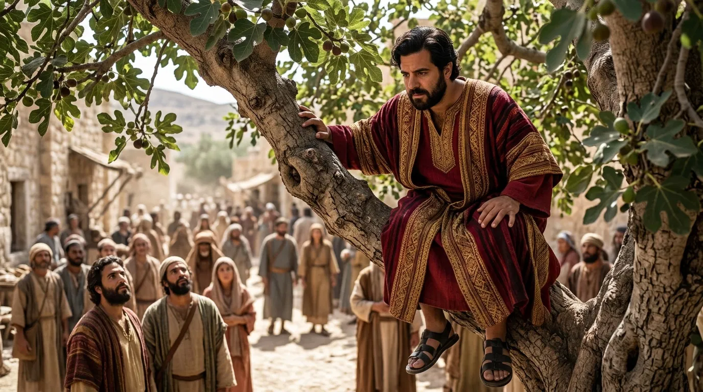 Zacchaeus Sitting in the Sycamore Tree