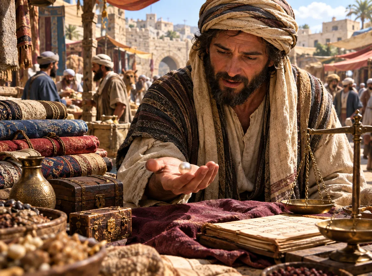 The Merchant Who Finds the Pearl of Great Price